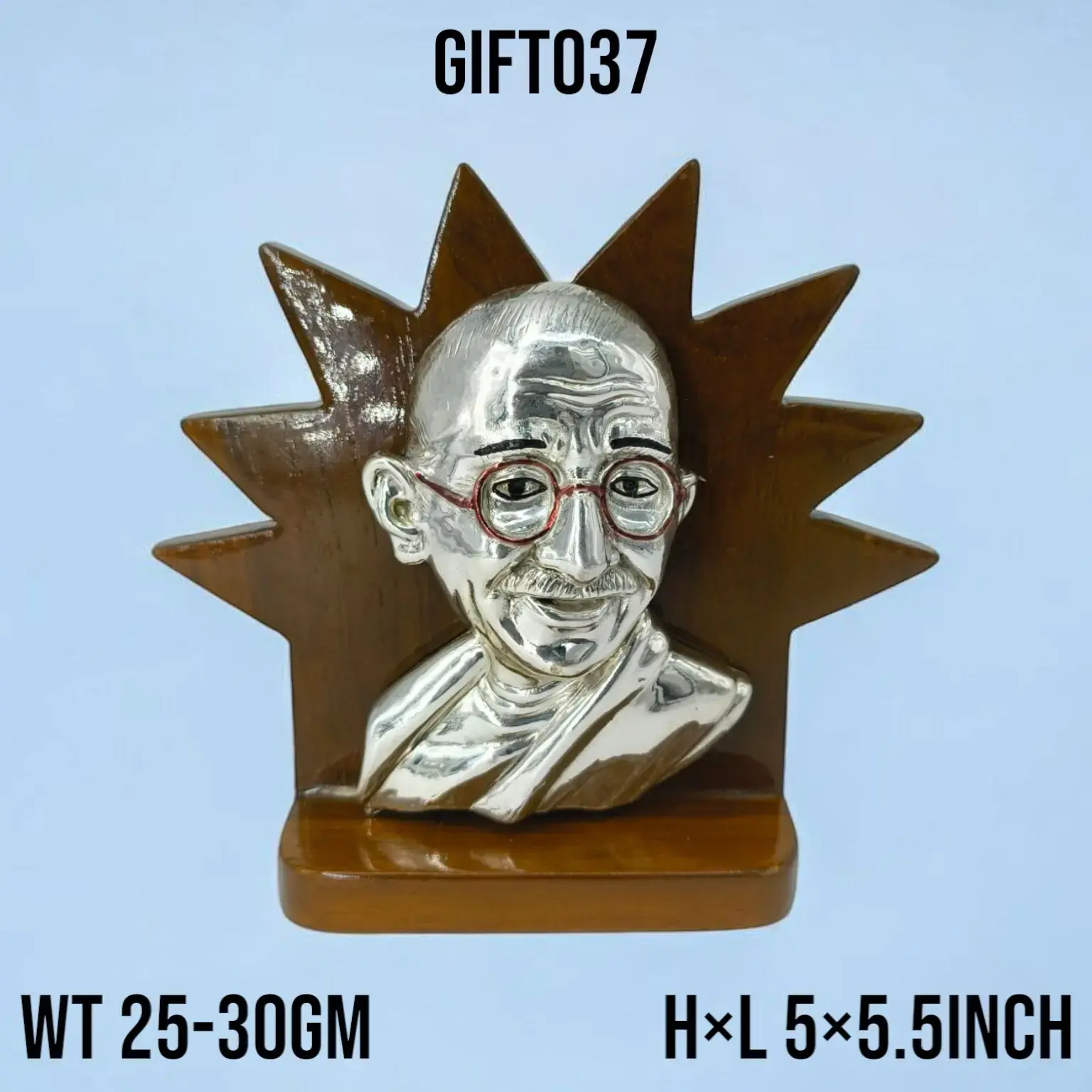 999 Silver Bust Gandhiji