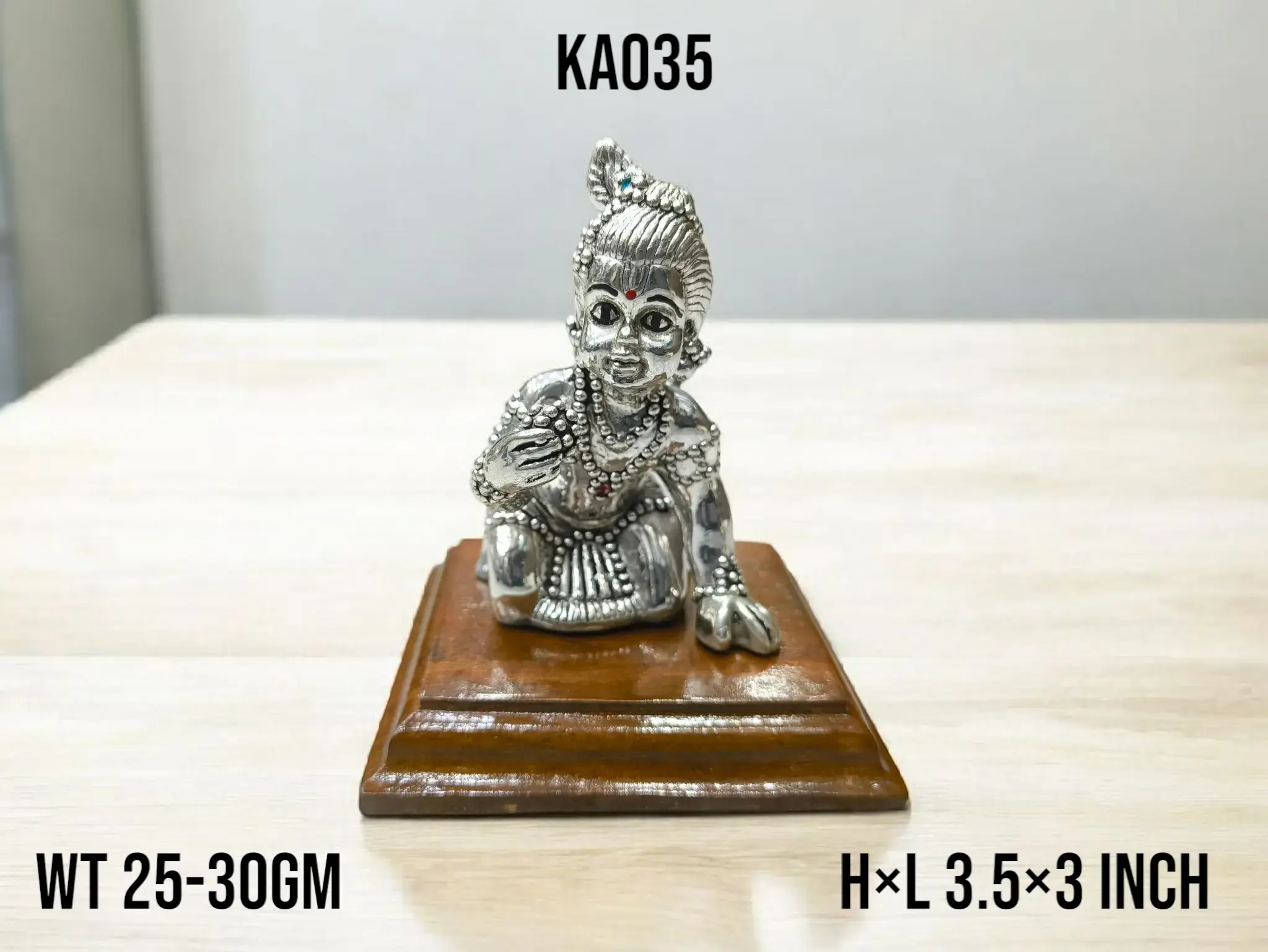 999 Silver Laddu Gopal 25G