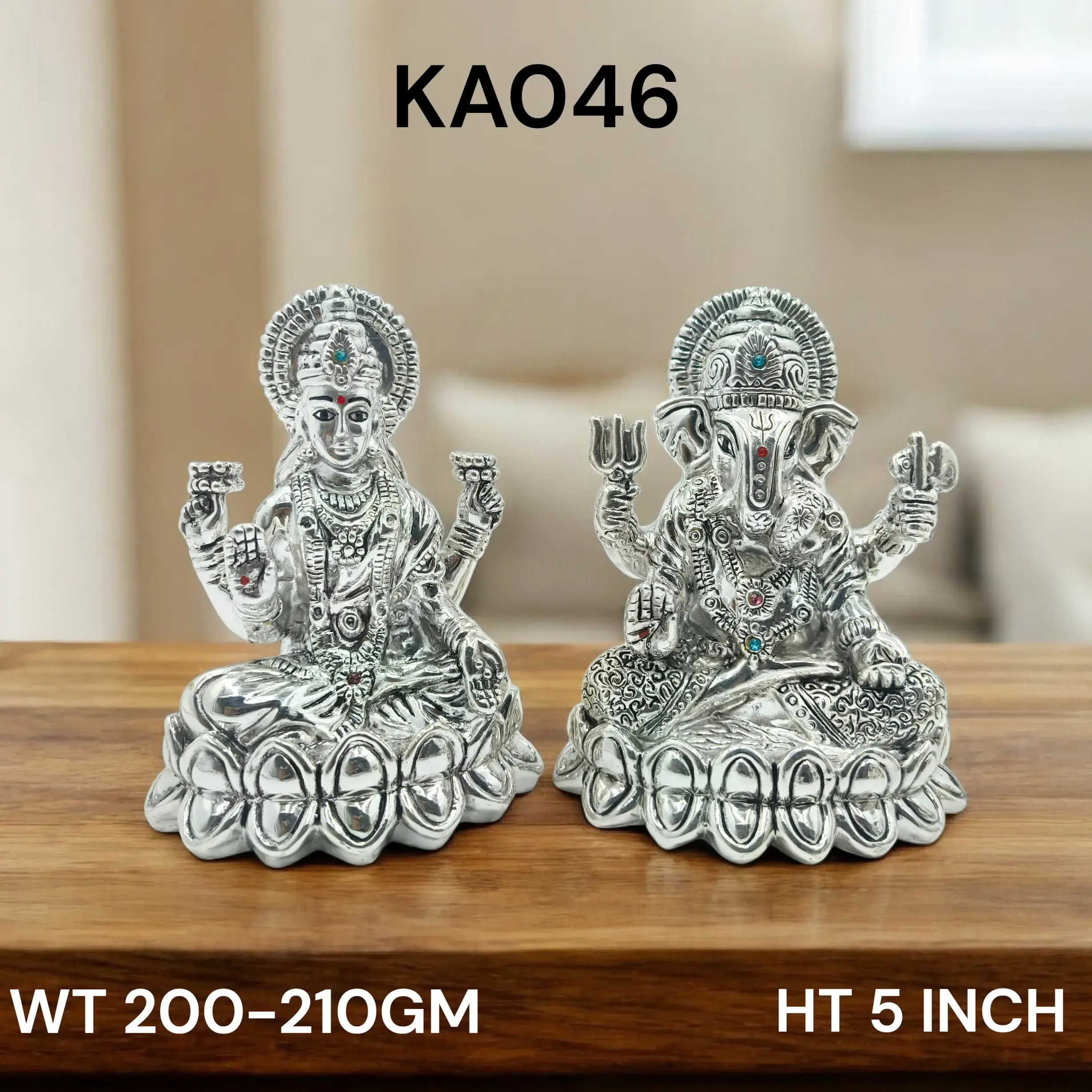 999 Silver Laxmi Ganesh