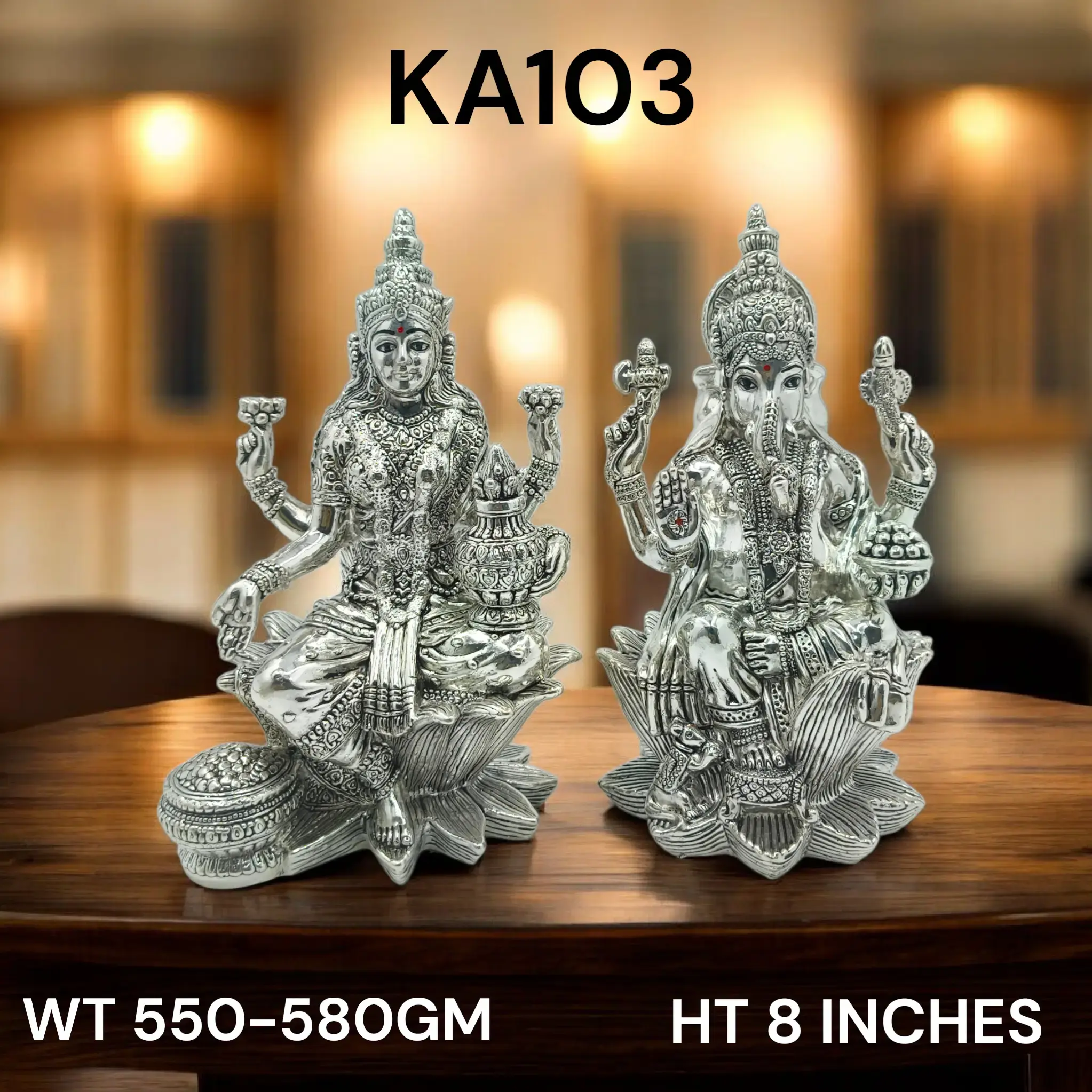 999 Silver Laxmi Ganesh