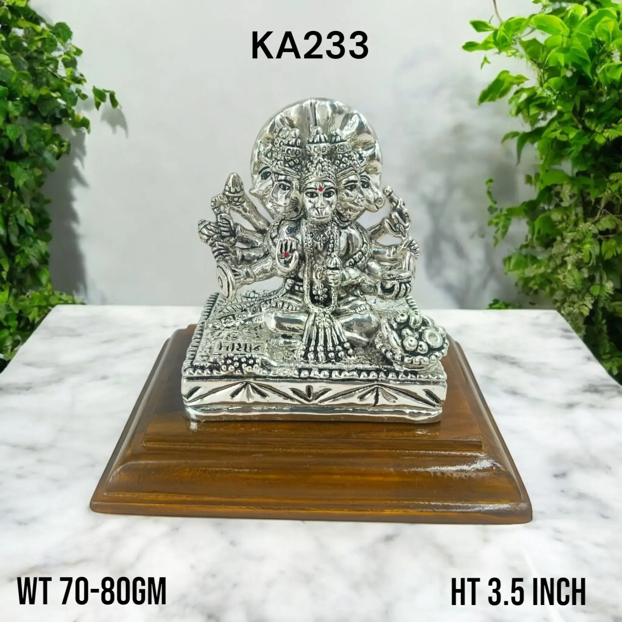 999 Silver Panchmukhi Hanuman