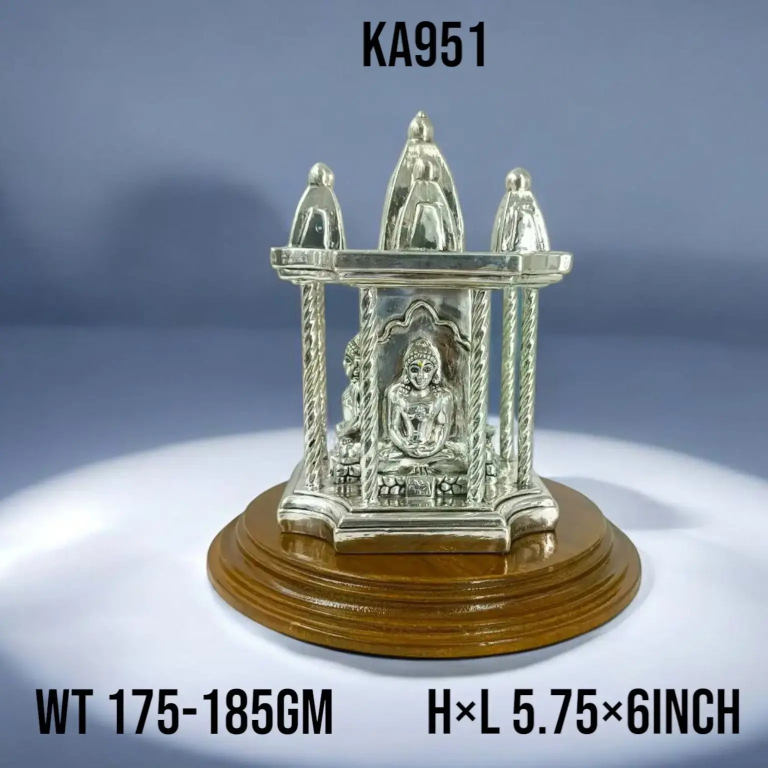 999 Silver Mahaveer Swami TEMPLE