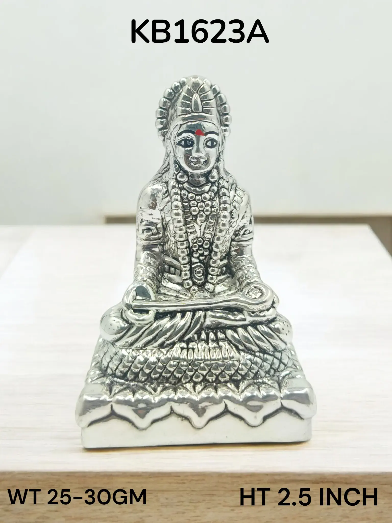 999 Silver Sherawali With Silver Base 160
