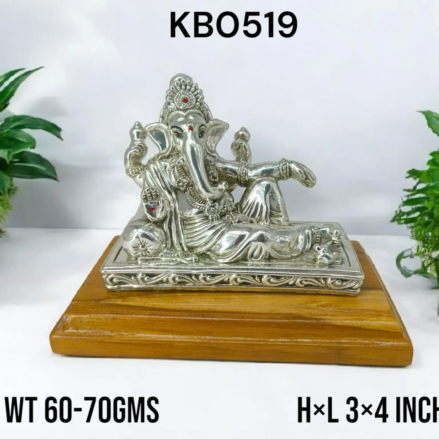999 Silver Relaxing Ganesh