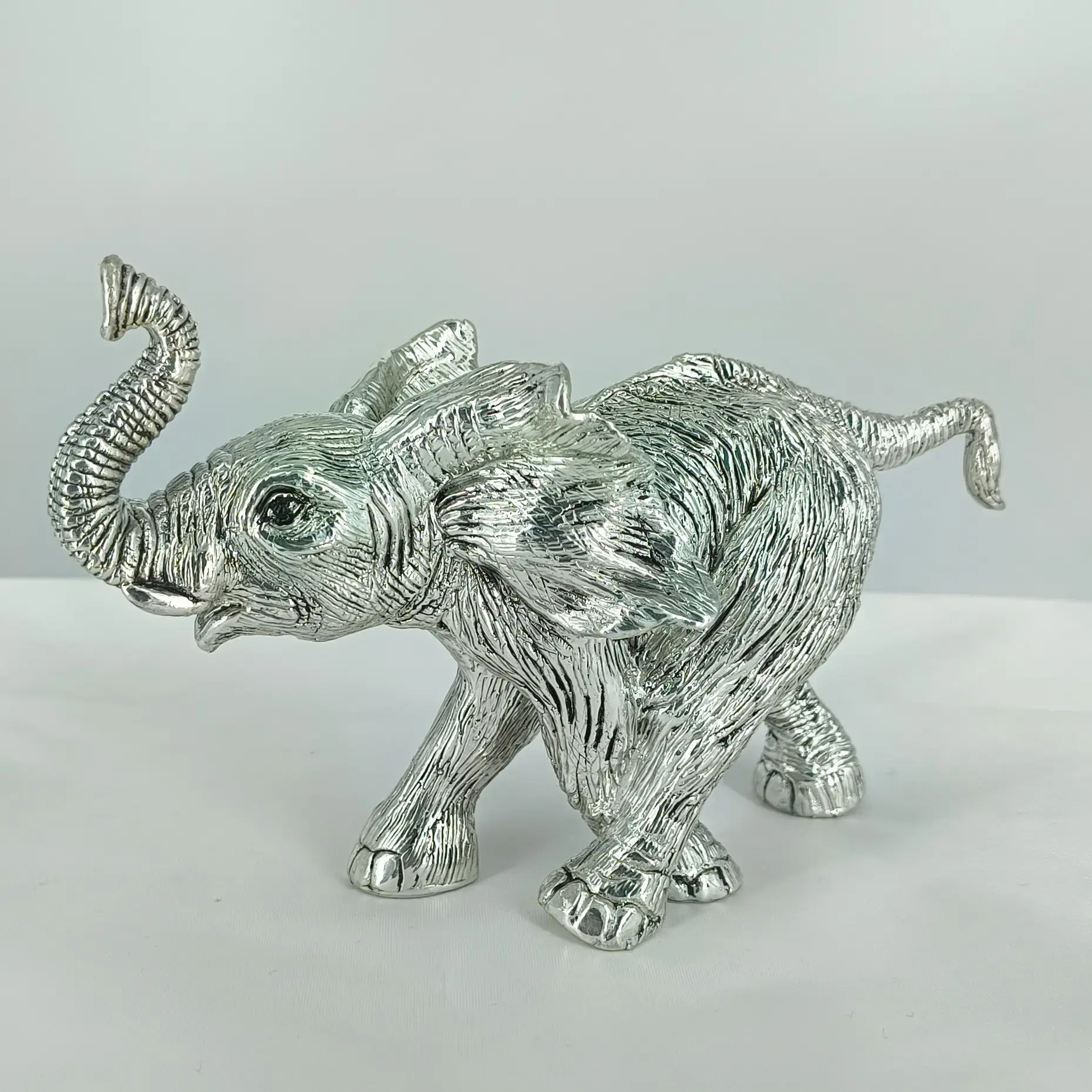 999 Silver Running Elephant