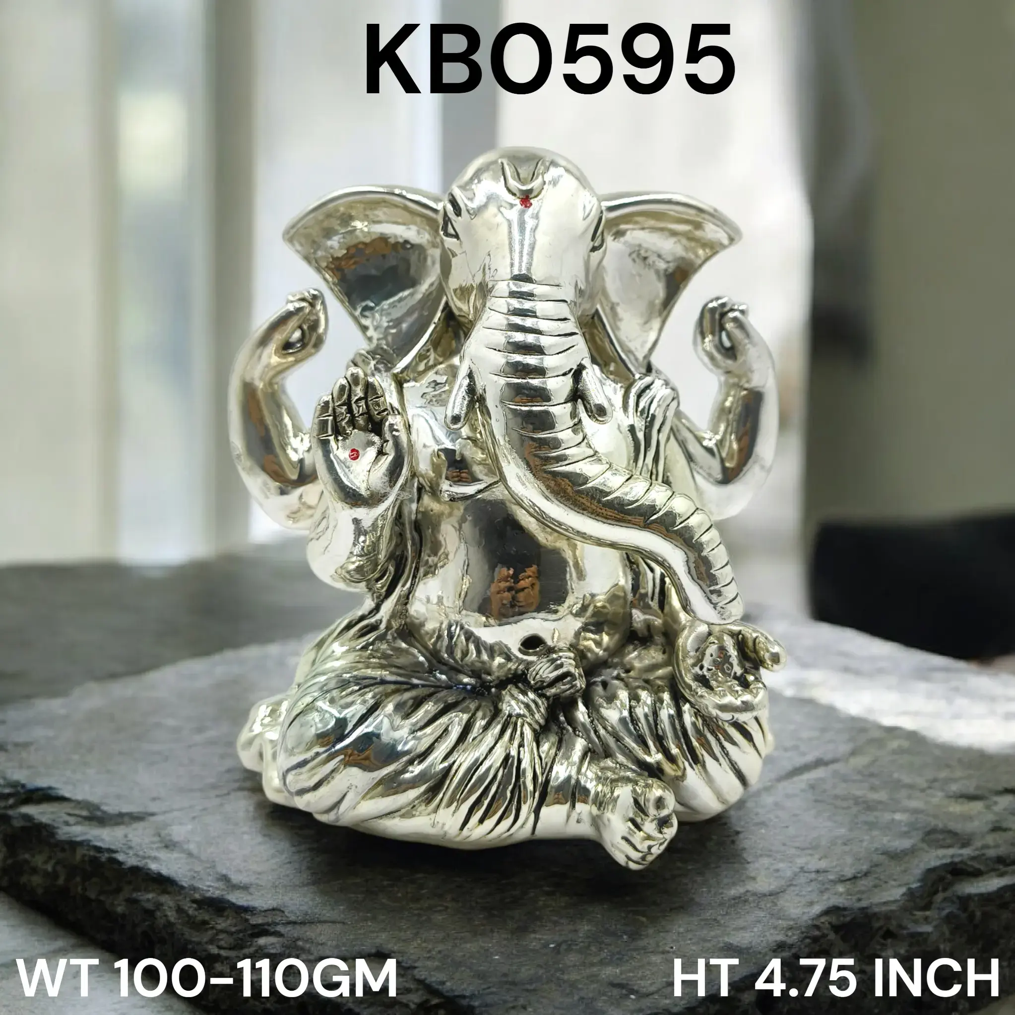 999 Silver Fancy Ganesh