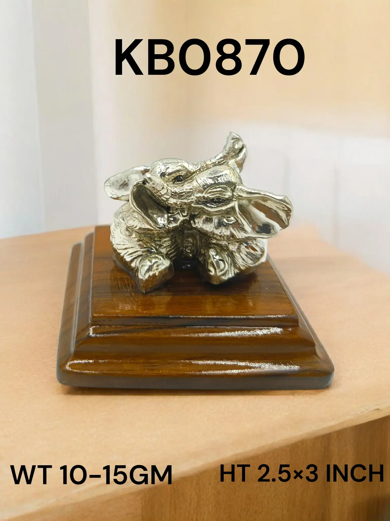 999 Silver Elephant Couple