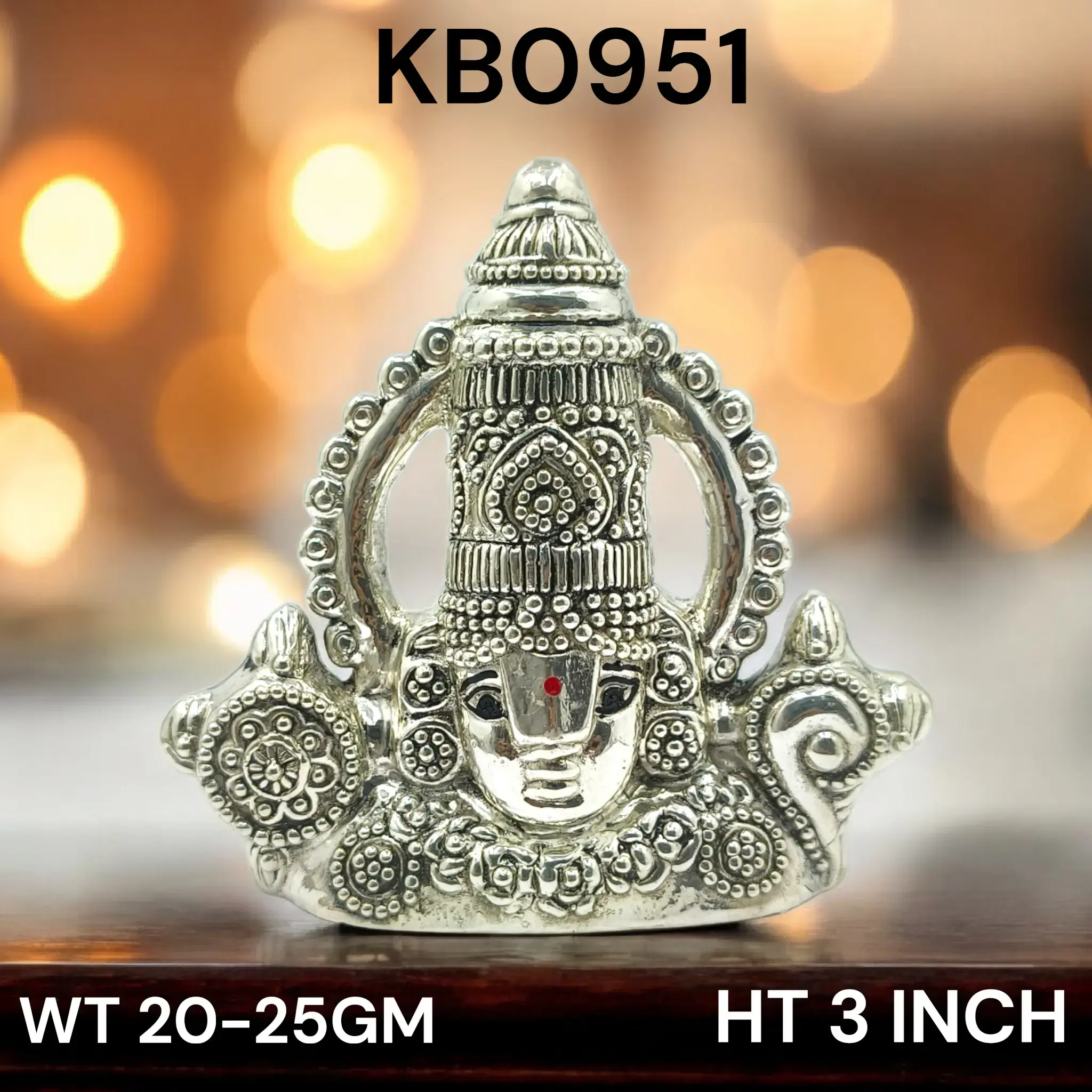 999 Silver Tripati Balaji Face