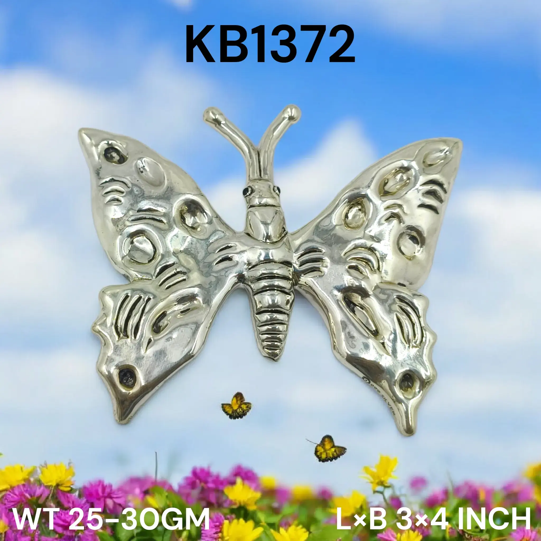 999 Silver Butterfly