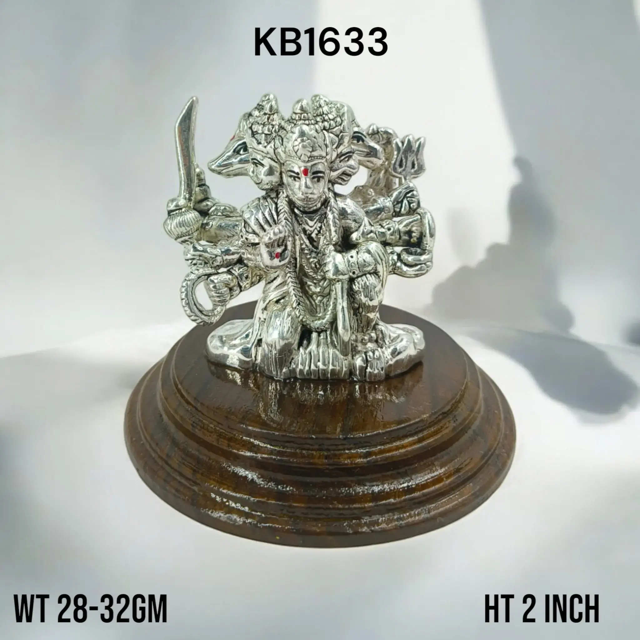 999 Silver Panchmukhi Hanuman