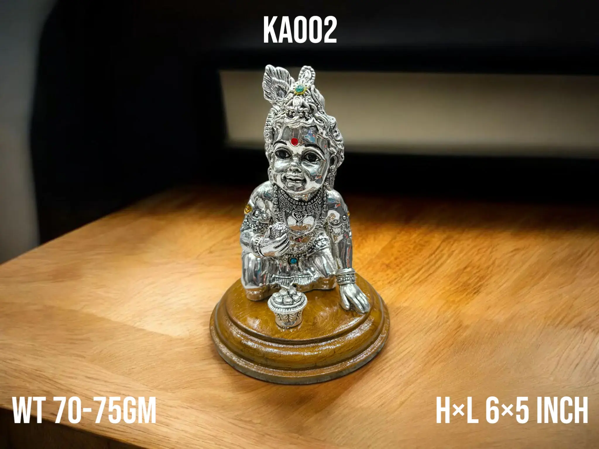 999 Silver Laddu Gopal