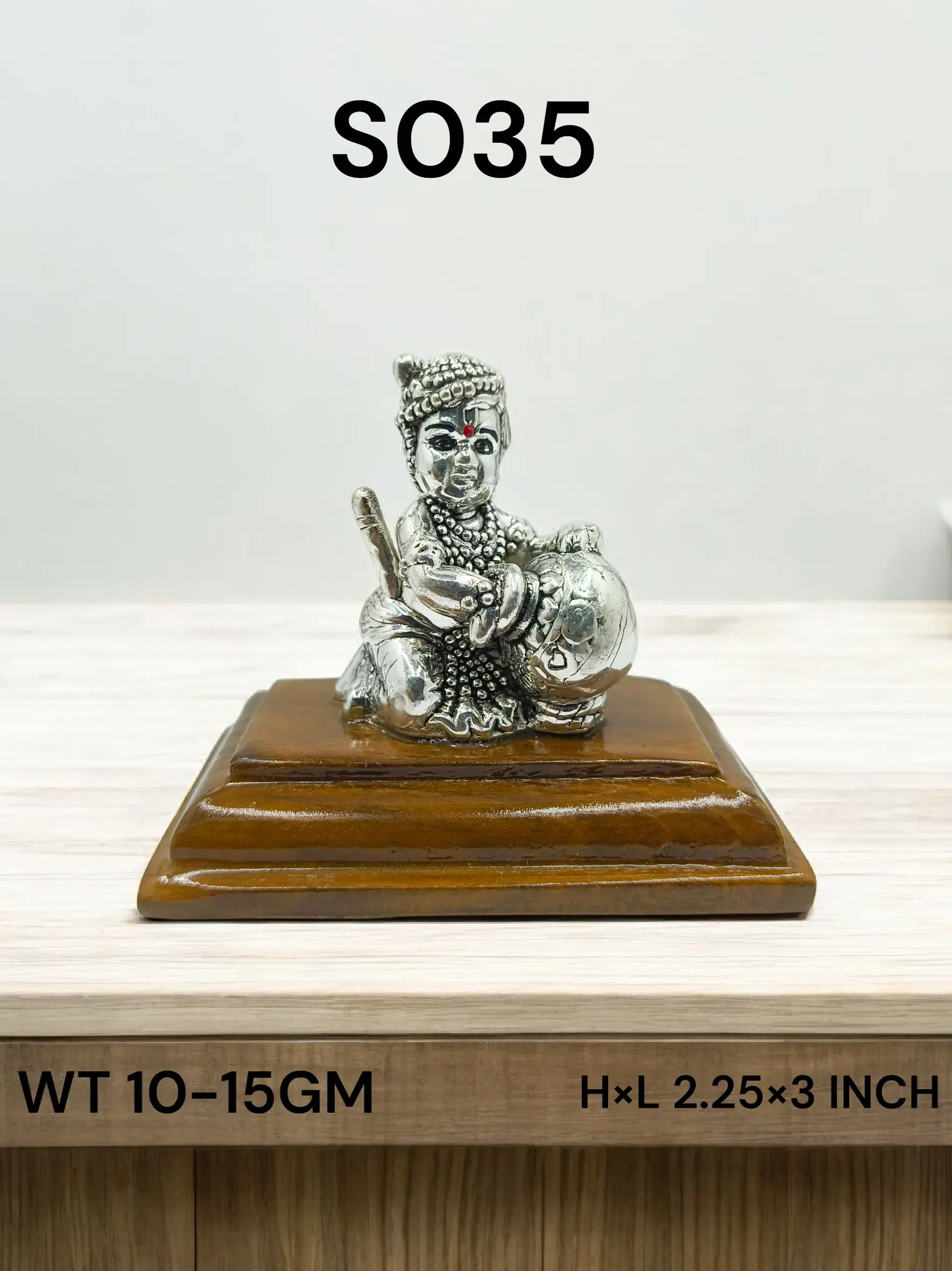999 Silver Makhan Gopal