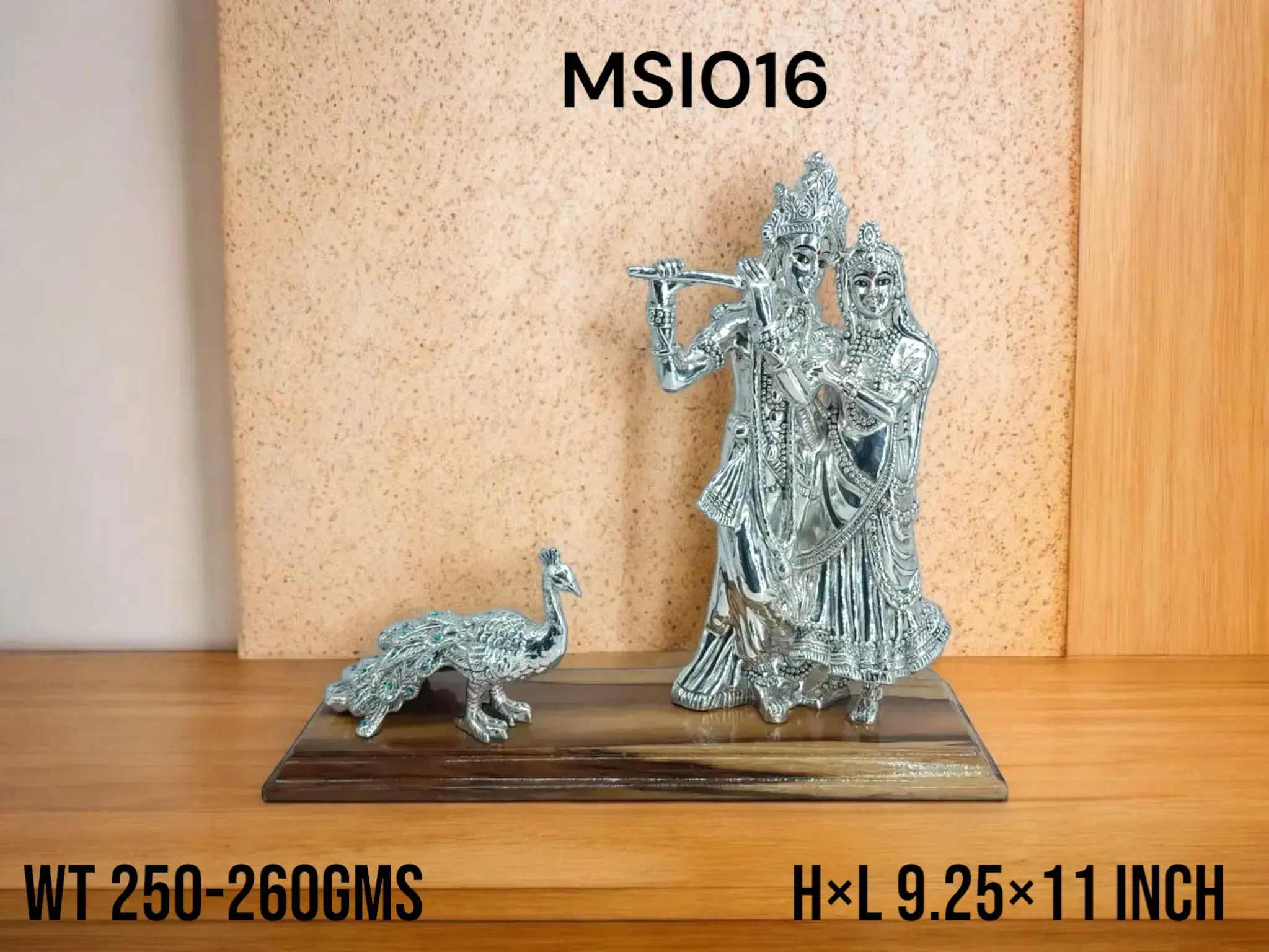 999 Silver Radhakrishnan With Peacock