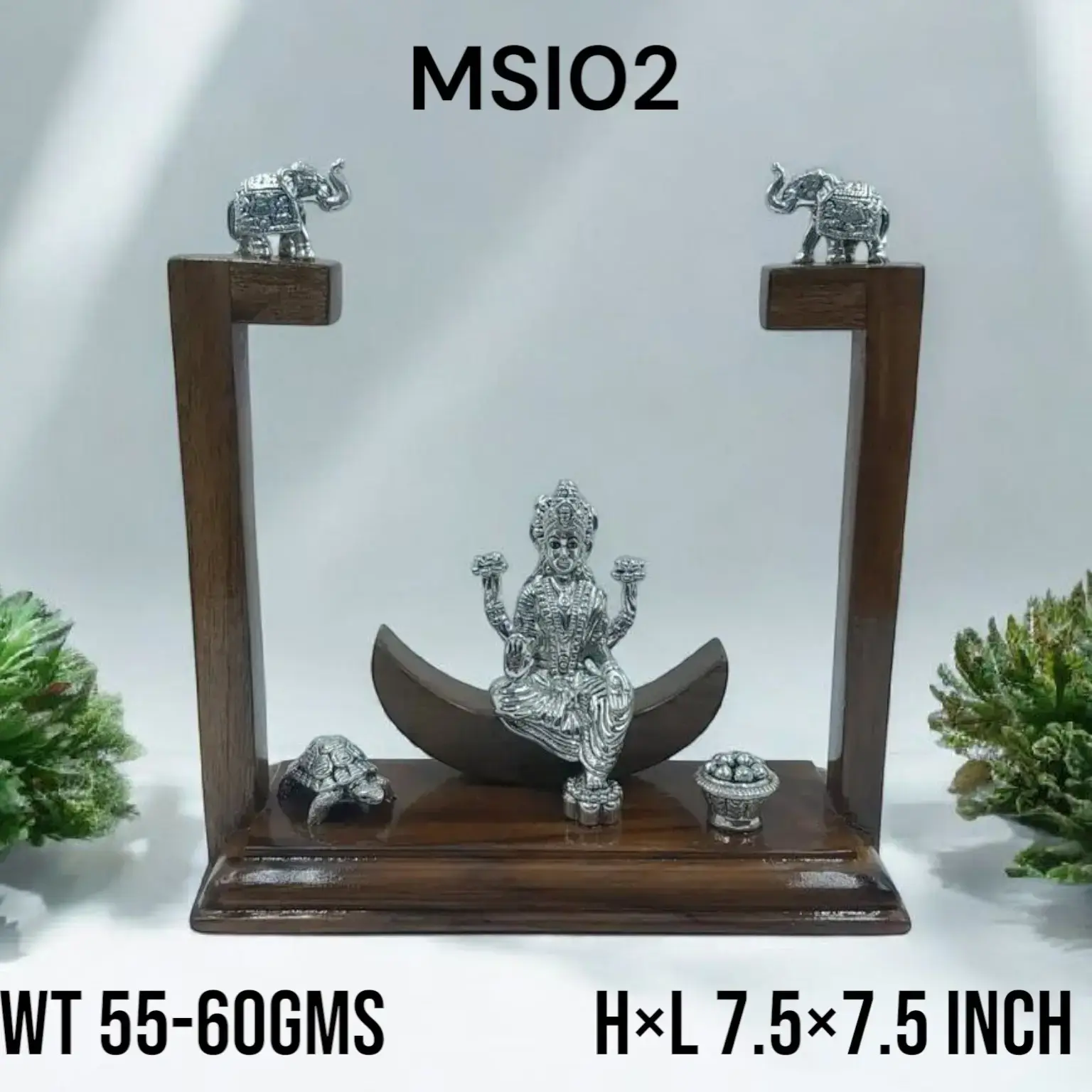 999 Silver Laxmi With Elephant