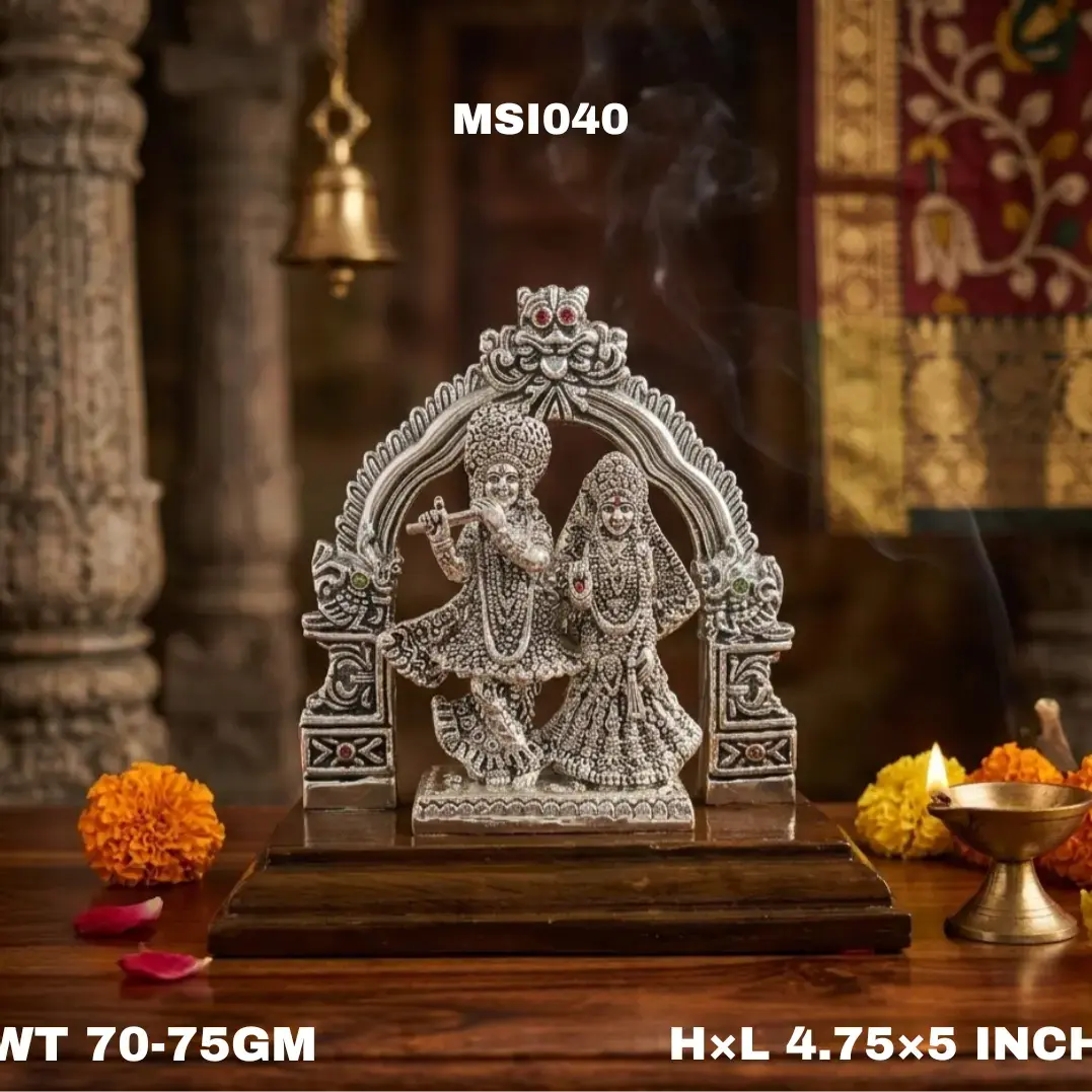 999 Silver Radha Krishna new