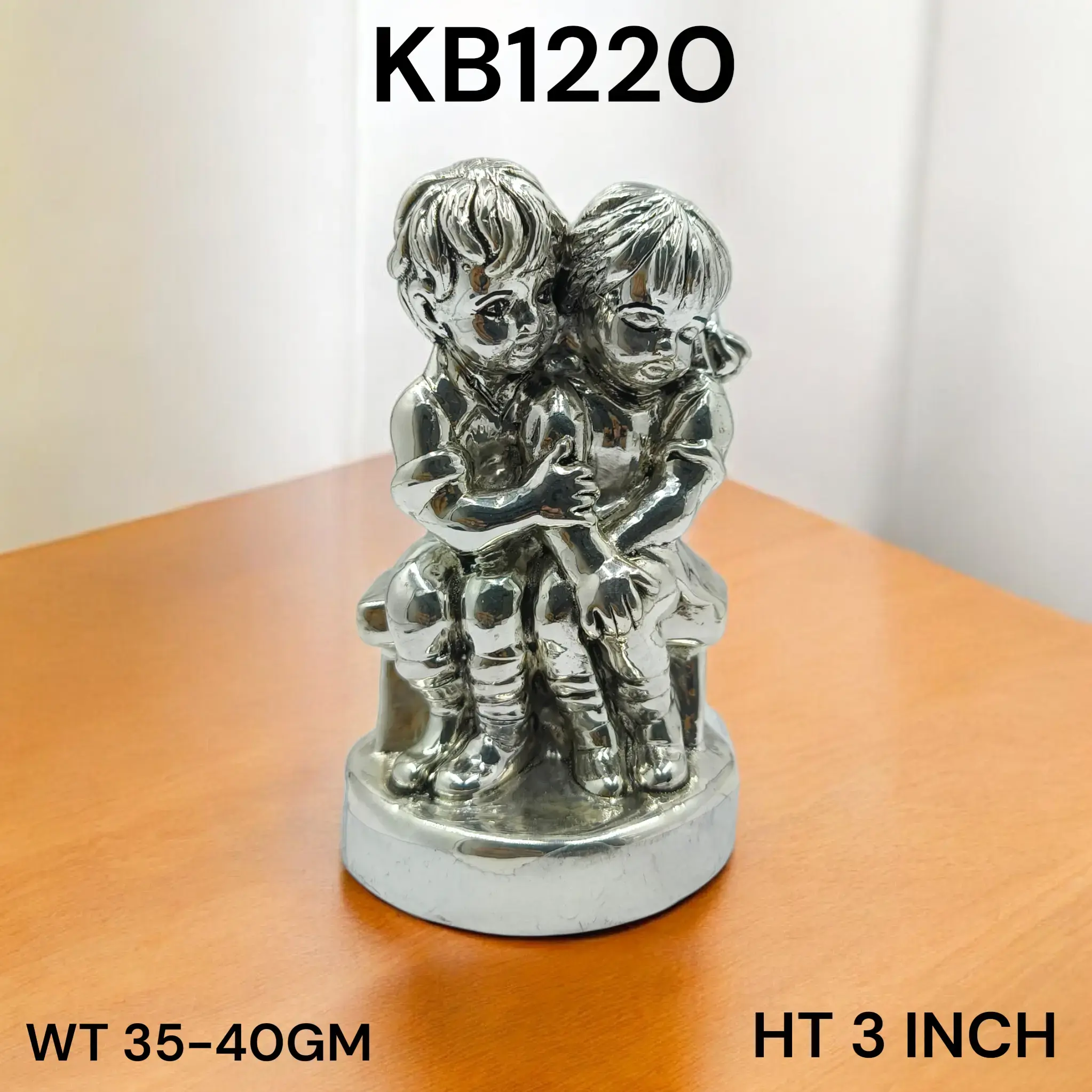 999 Silver Double Horse Kalash Décor