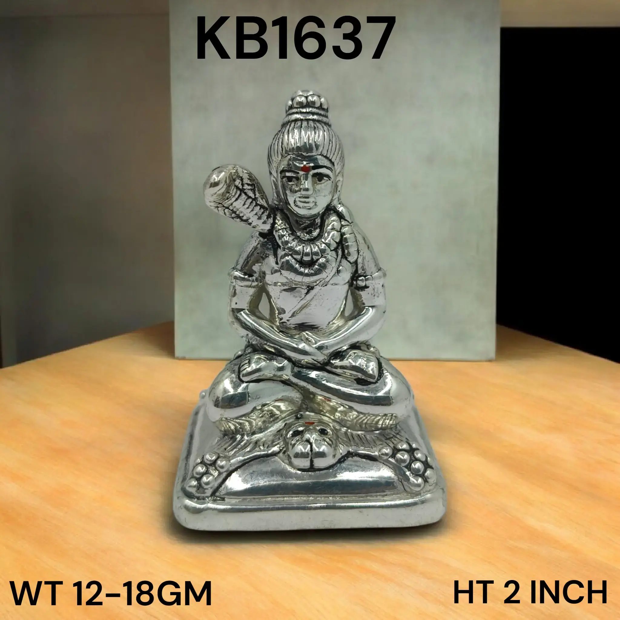 999 Silver Silver Shivling with Ganesh Set
