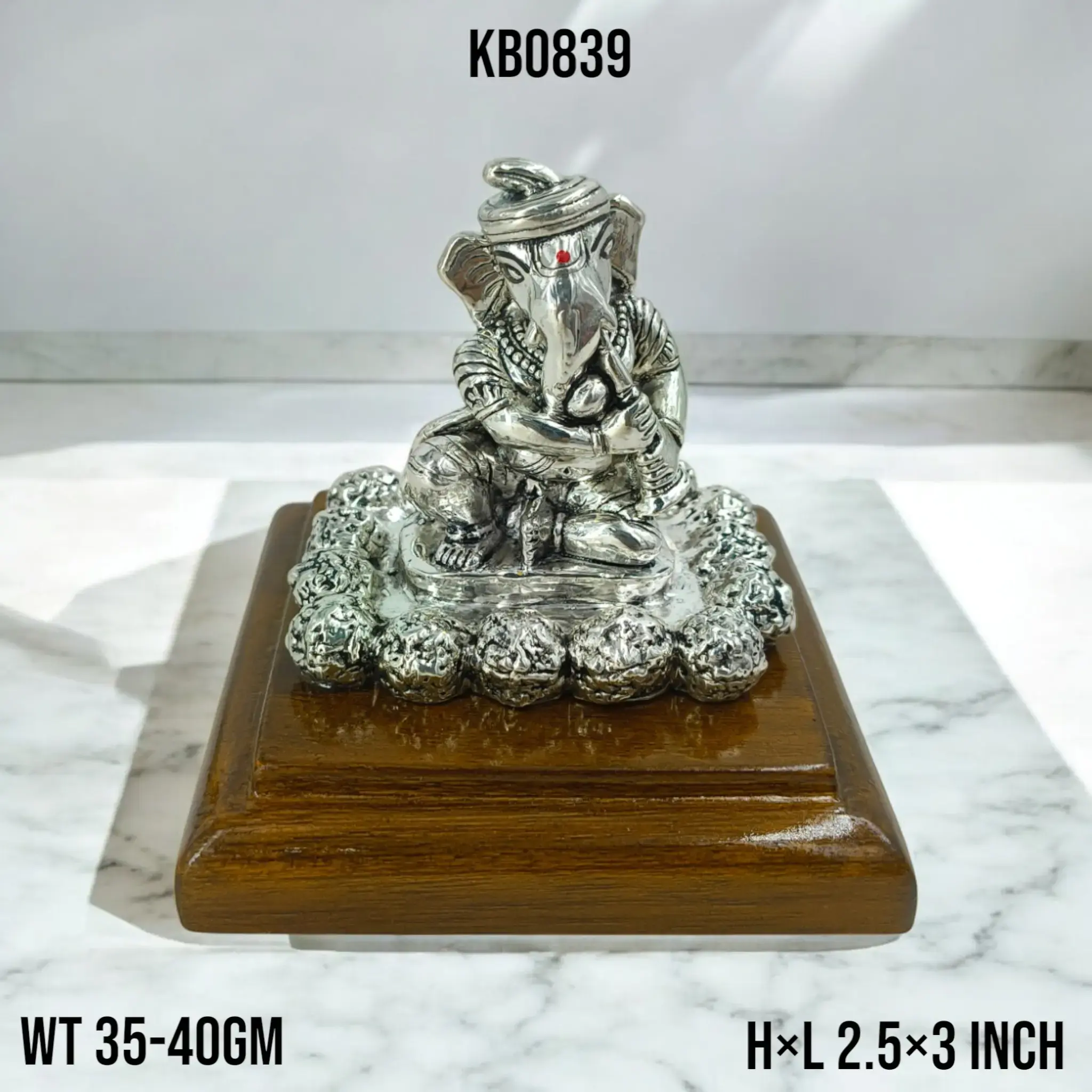 999 Silver Music Ganesh