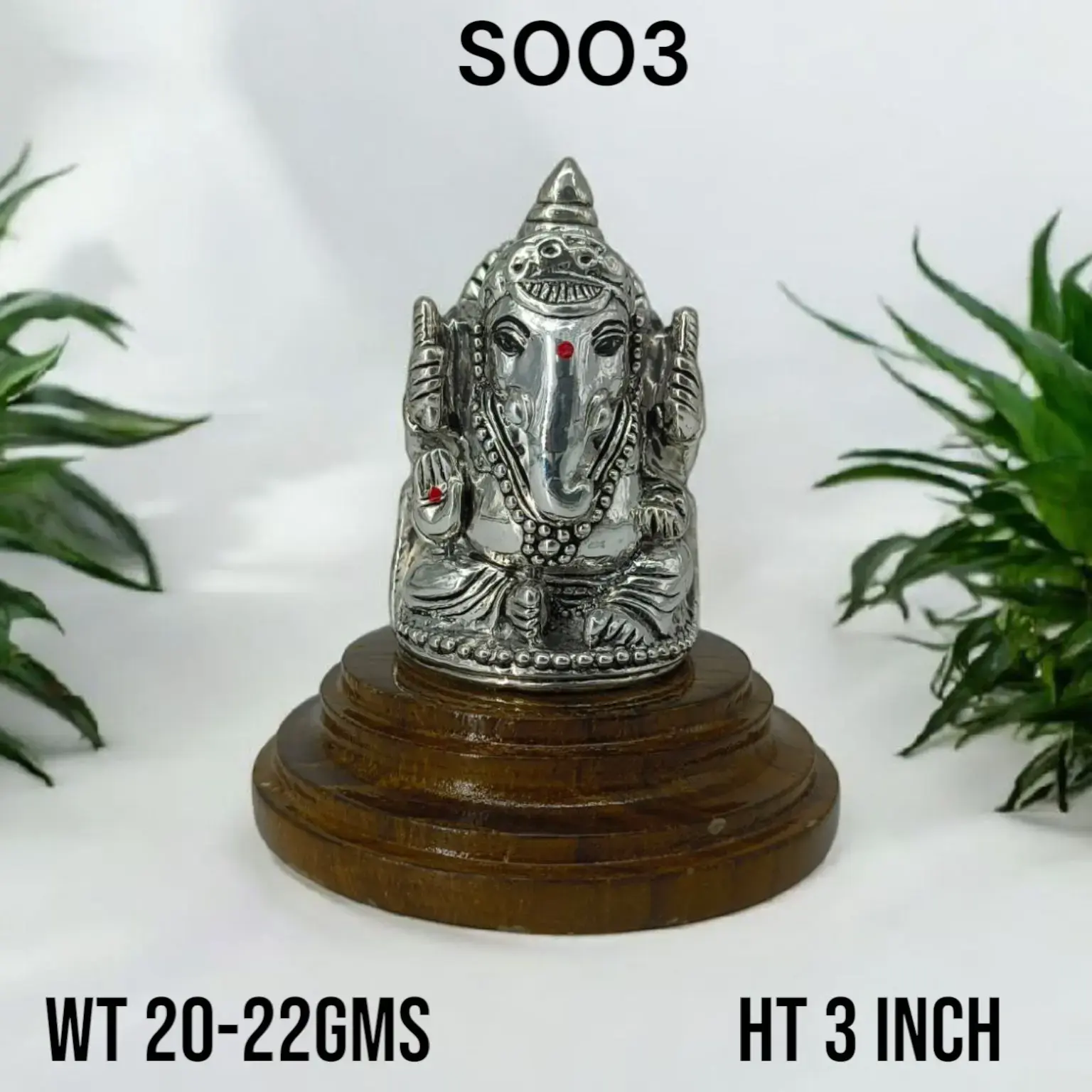 999 Silver Round Ganesh