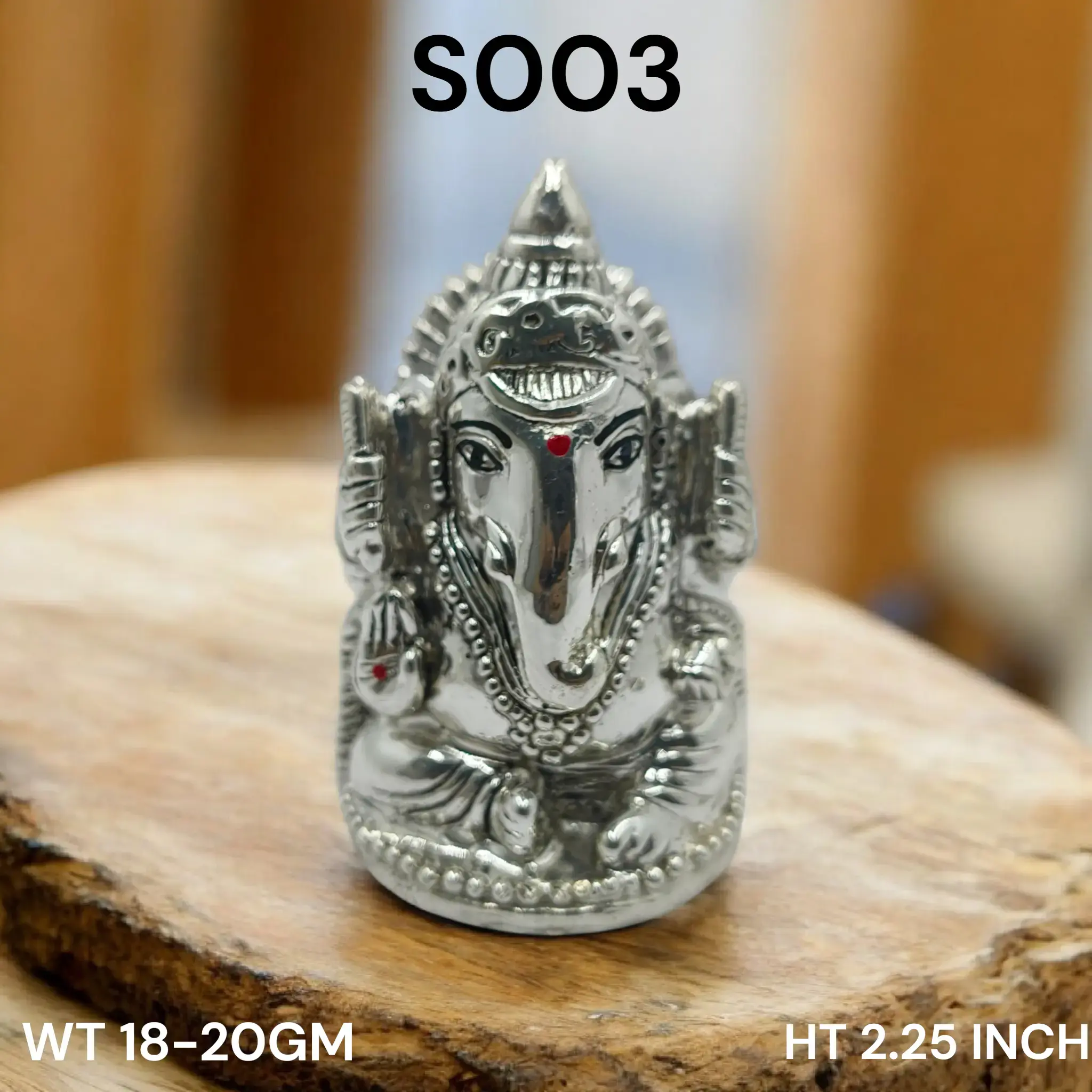 999 Silver Round Ganesh