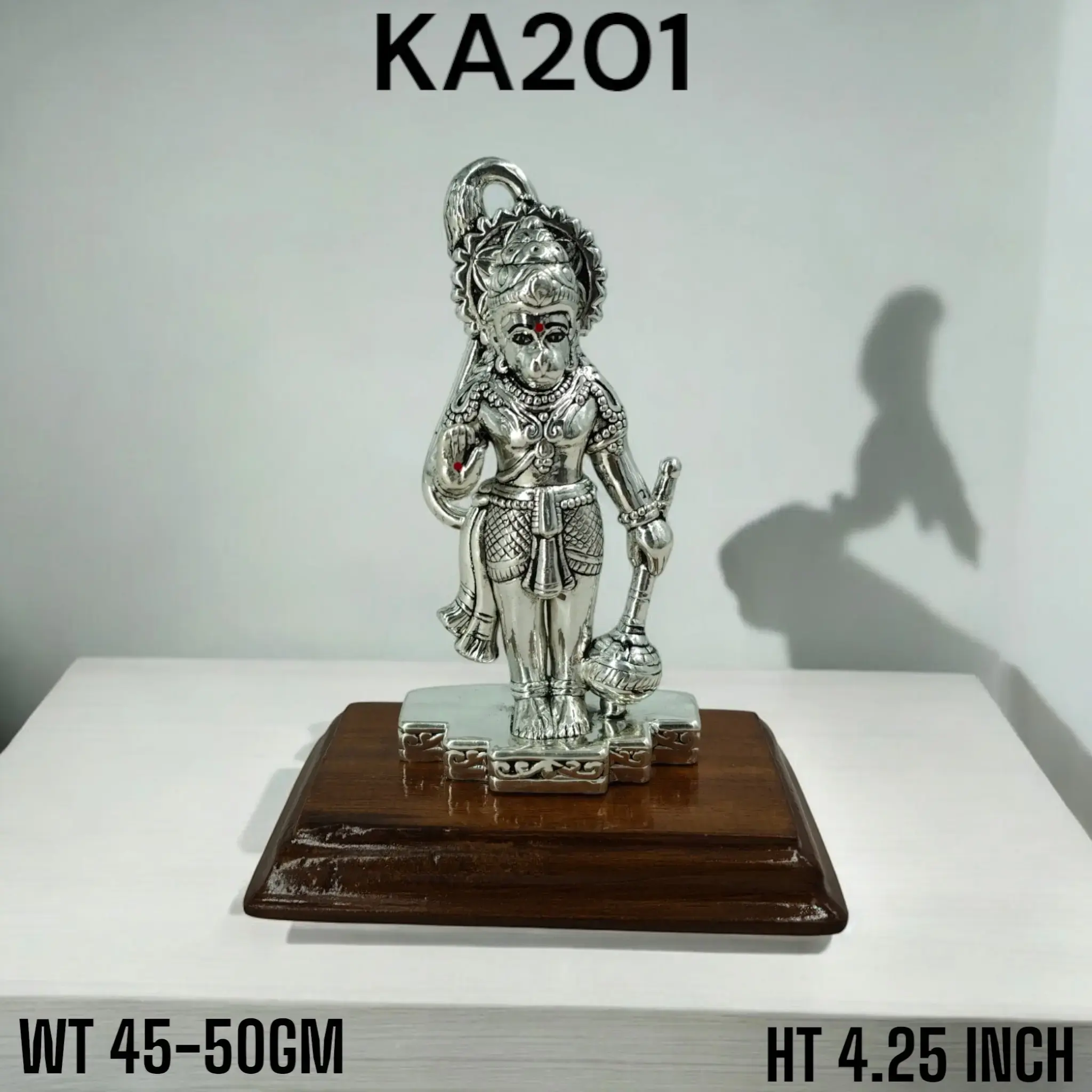 999 Silver Standing Hanuman