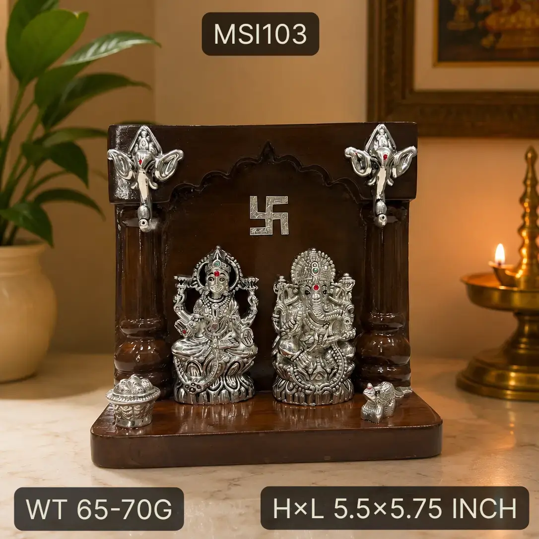 999 Silver Ganesh Laxmi