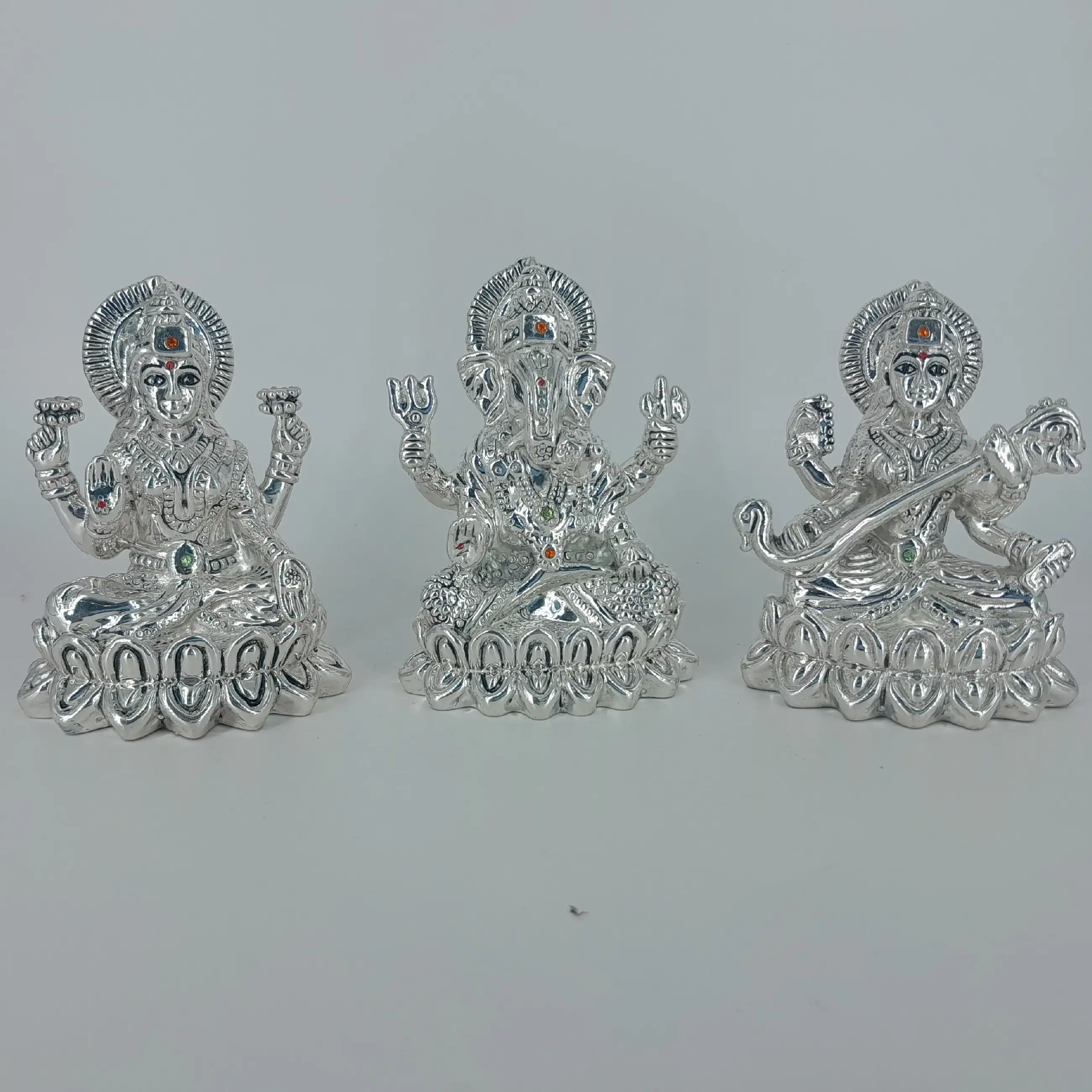 999 Silver Laxmi Ganesh Sarswati