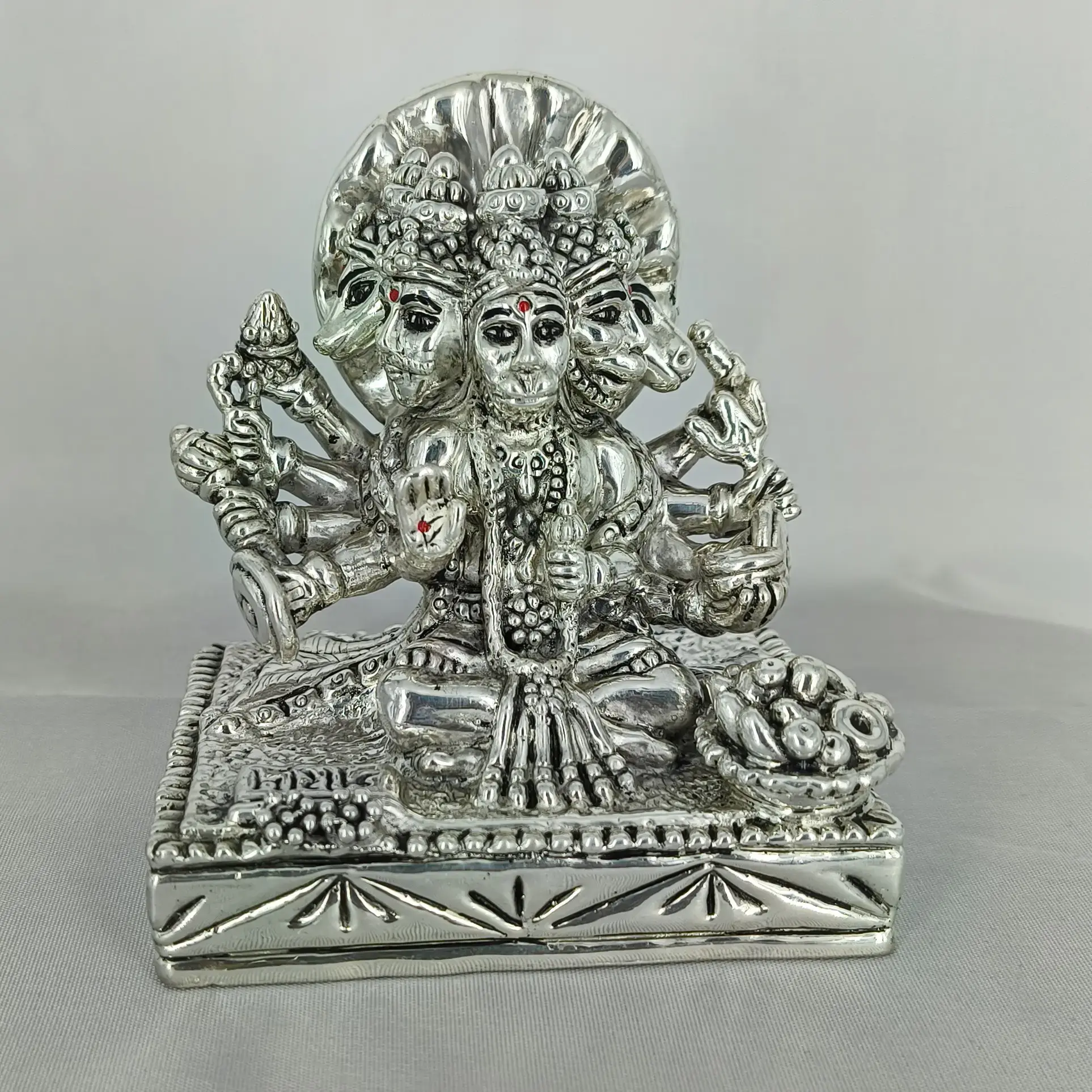 999 Silver Panchmukhi Hanuman