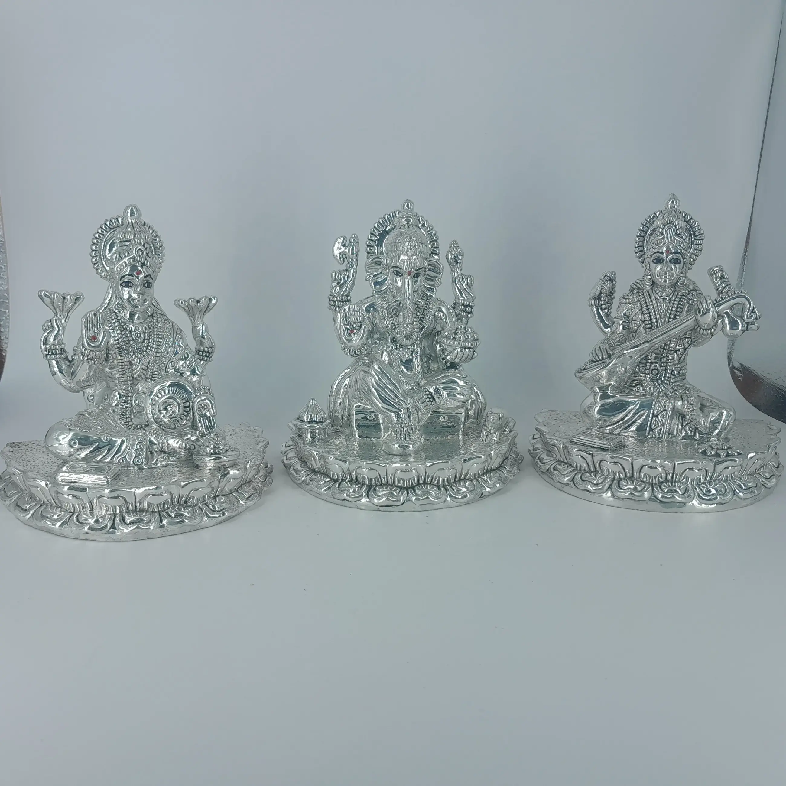 999 Silver Laxmi Ganesh Sarswati