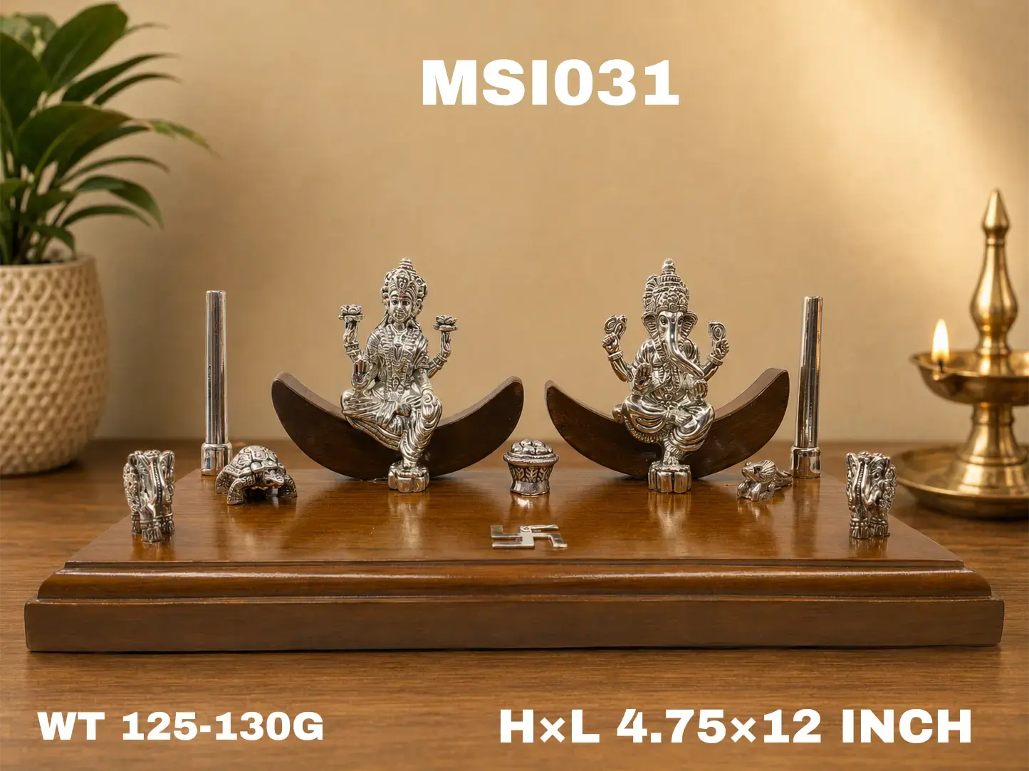 999 Silver Laxmi Ganesh