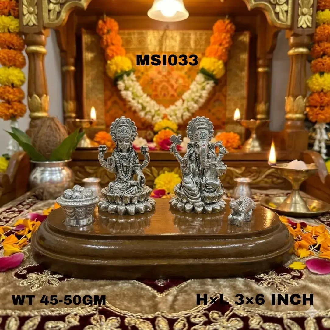 999 Silver Laxmi Ganesh