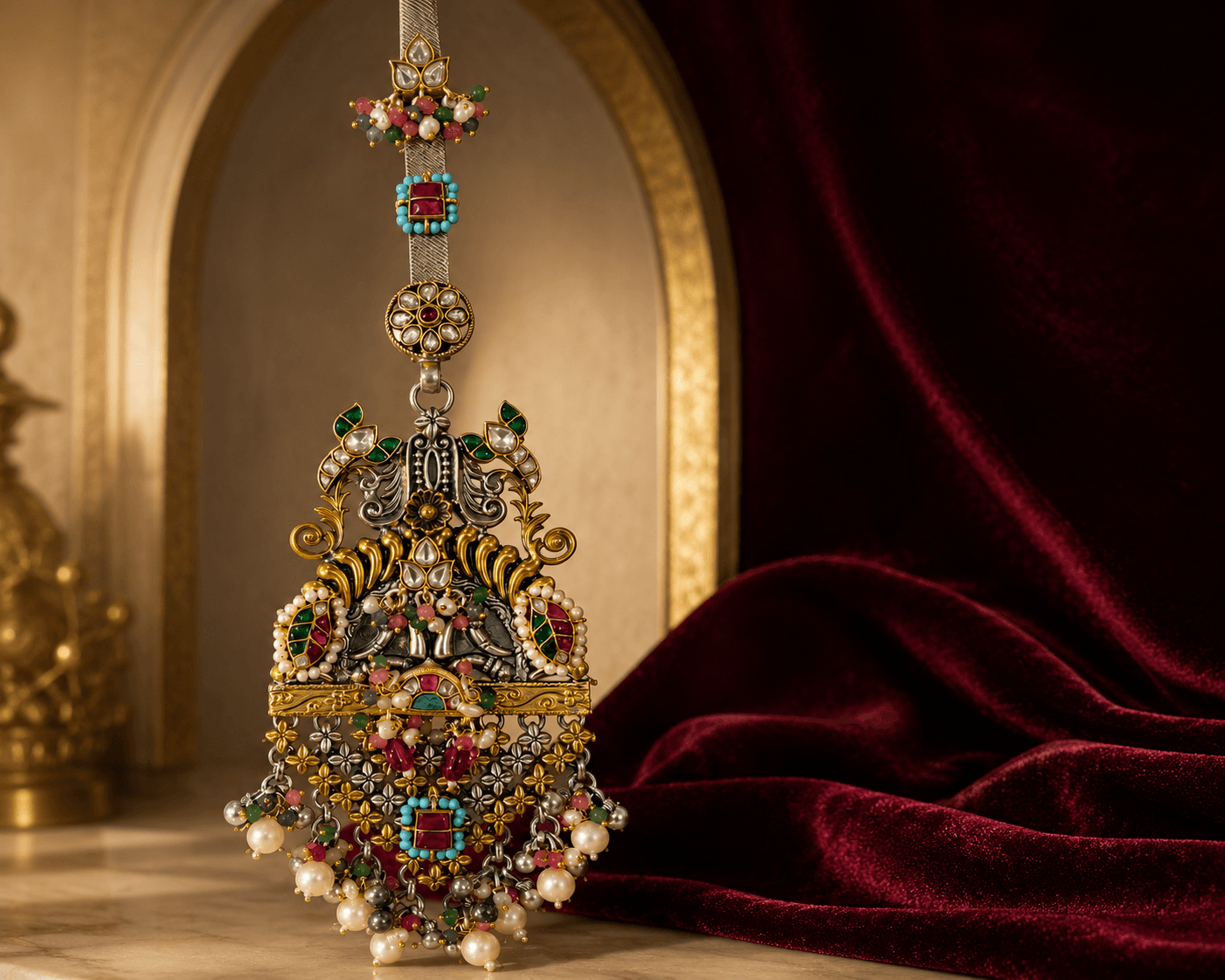 Om Aradhana Silver Premium Collection