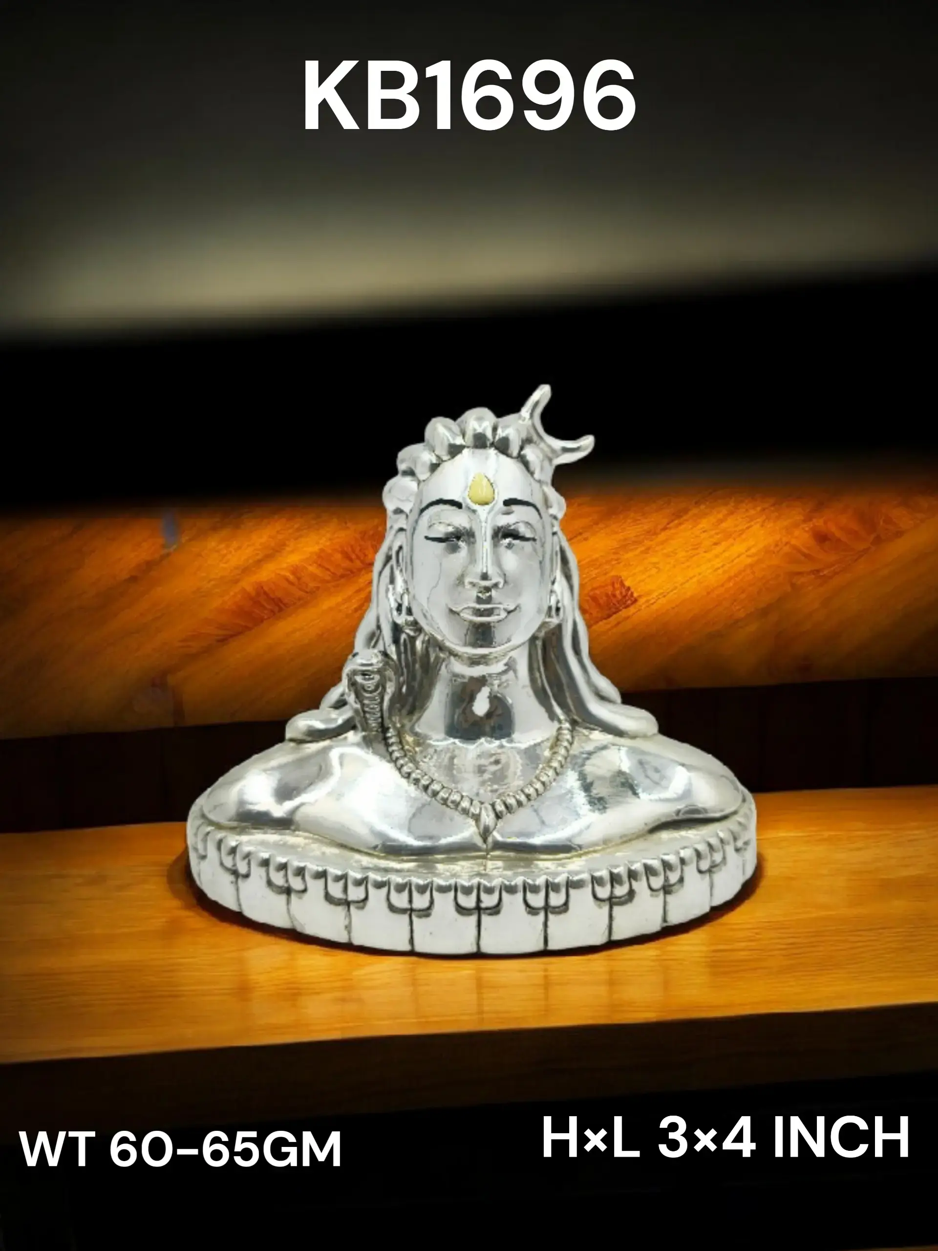 999 Silver Adiyogi Shiva