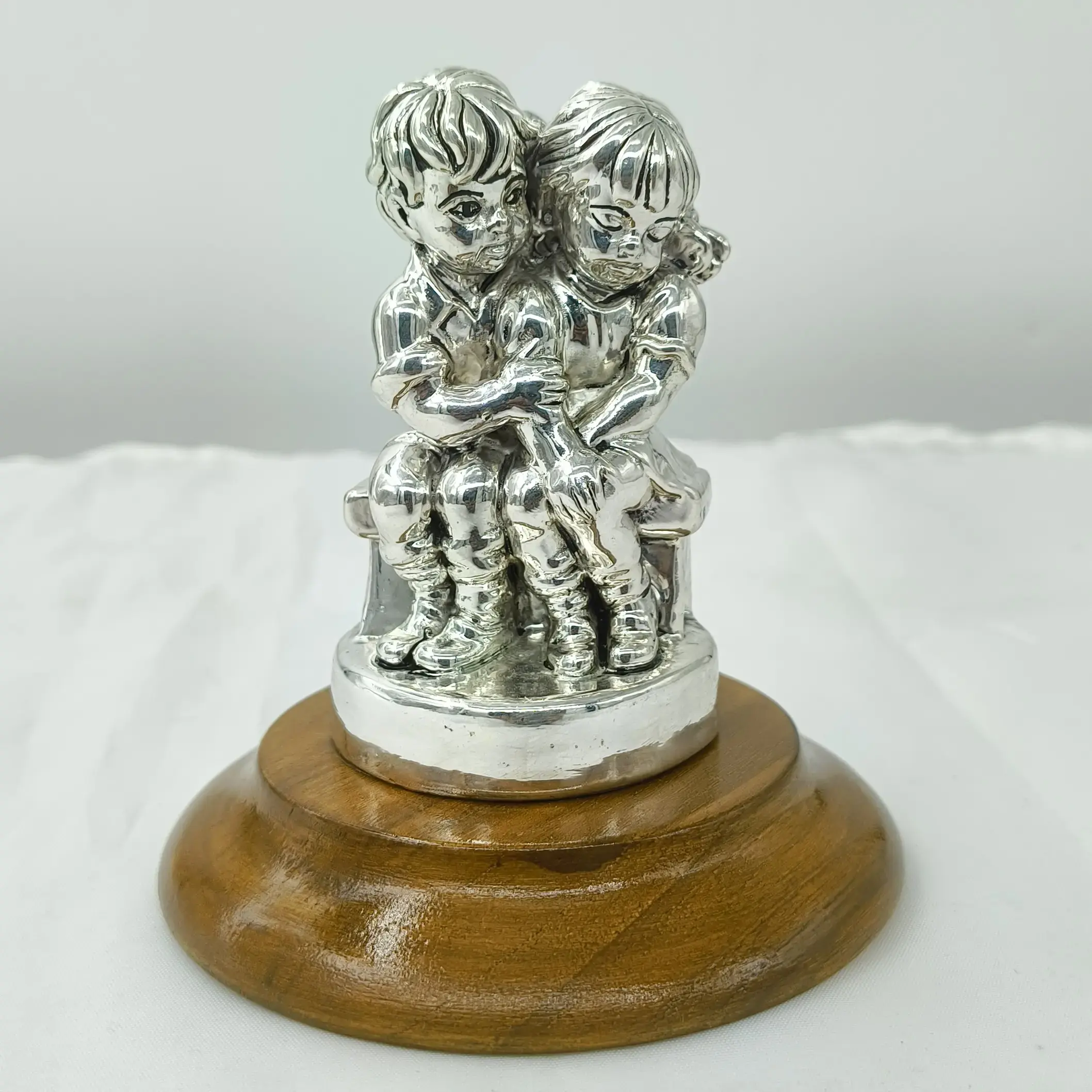 999 Silver Boy And Baby