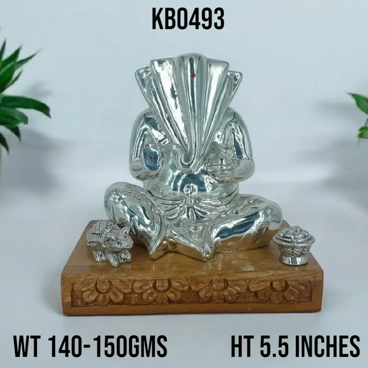 999 Silver Fancy Ganesh
