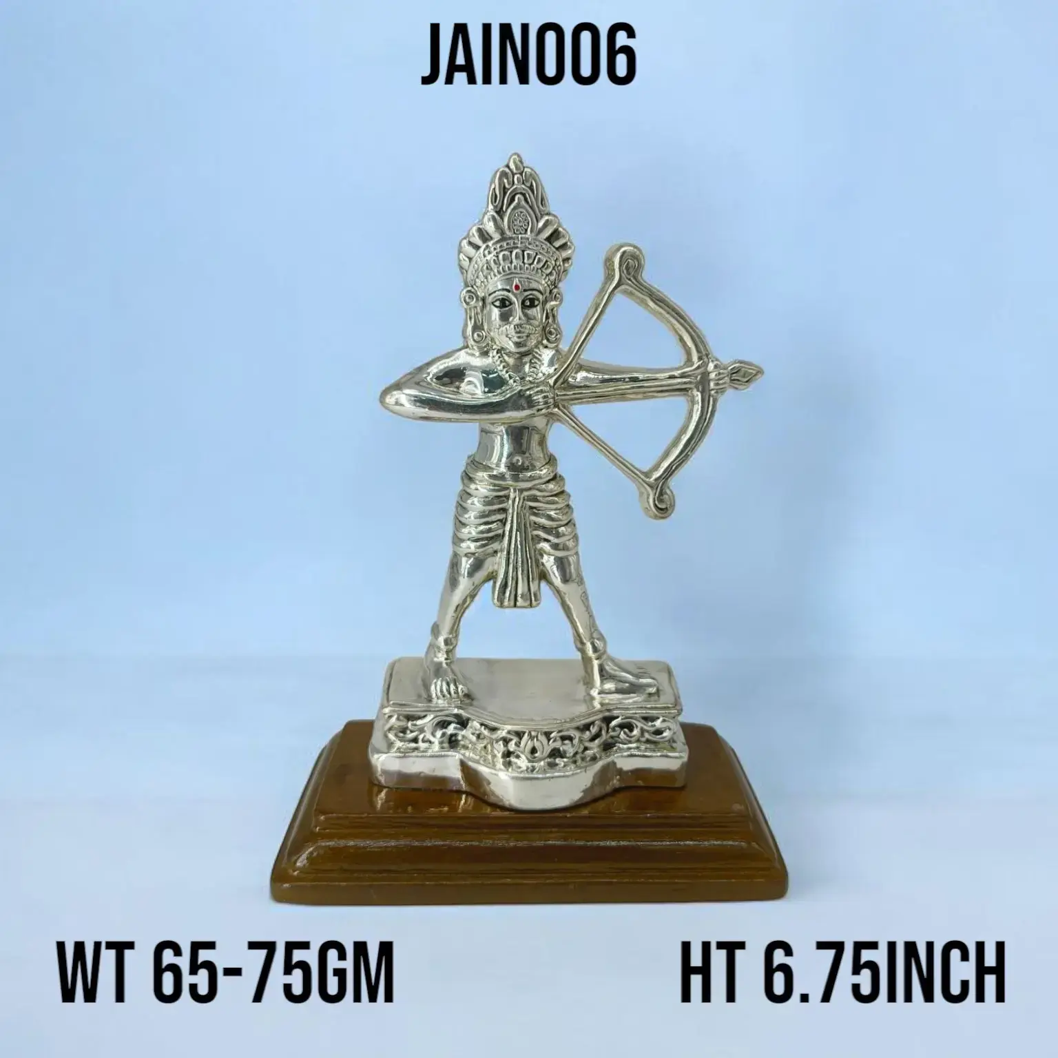 999 Silver GHANTAKARNA MAHAVIR SWAMI 70 Product Code :
