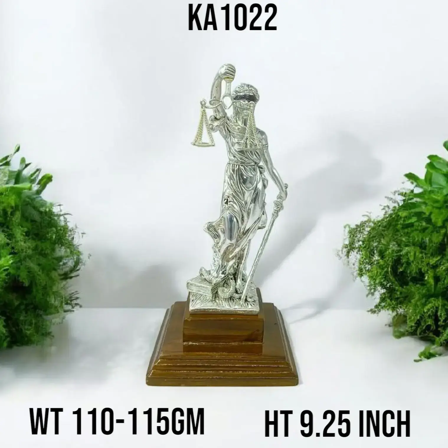 999 Silver Goddess Of Justice