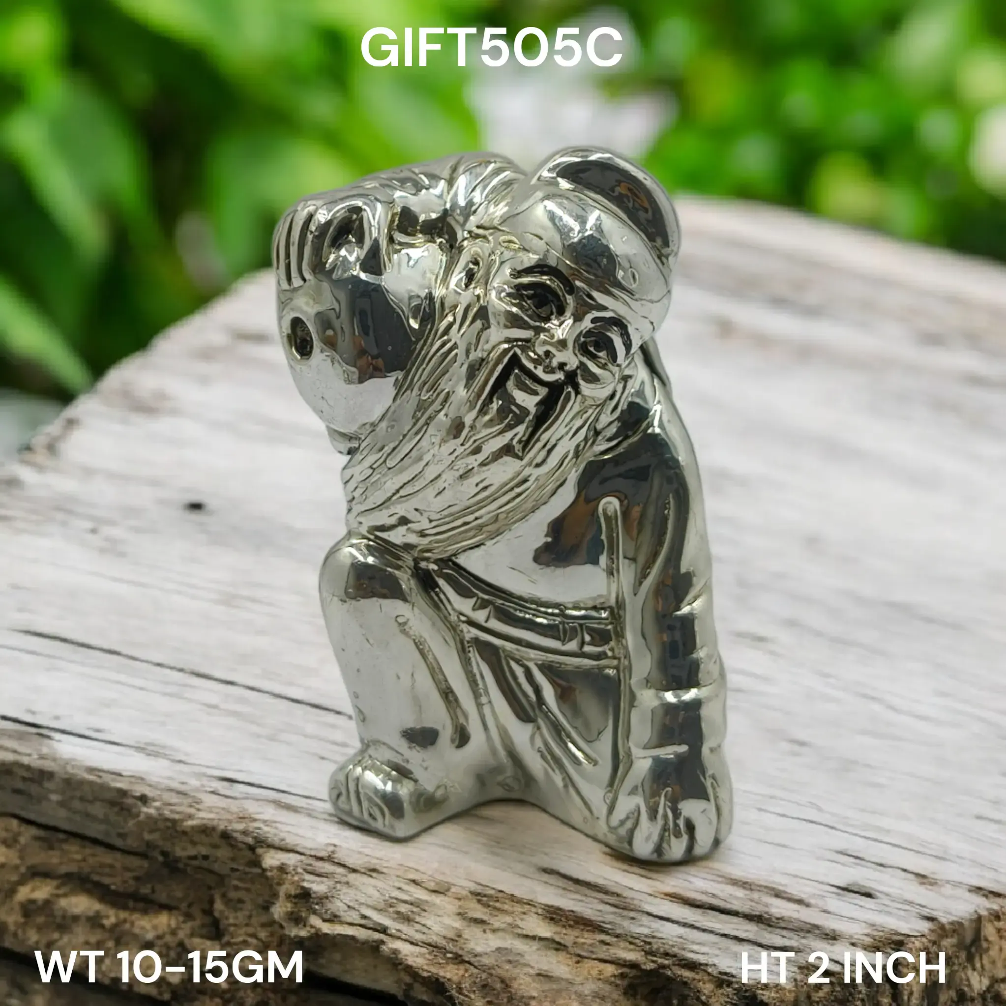 999 Silver Laughing Buddhas