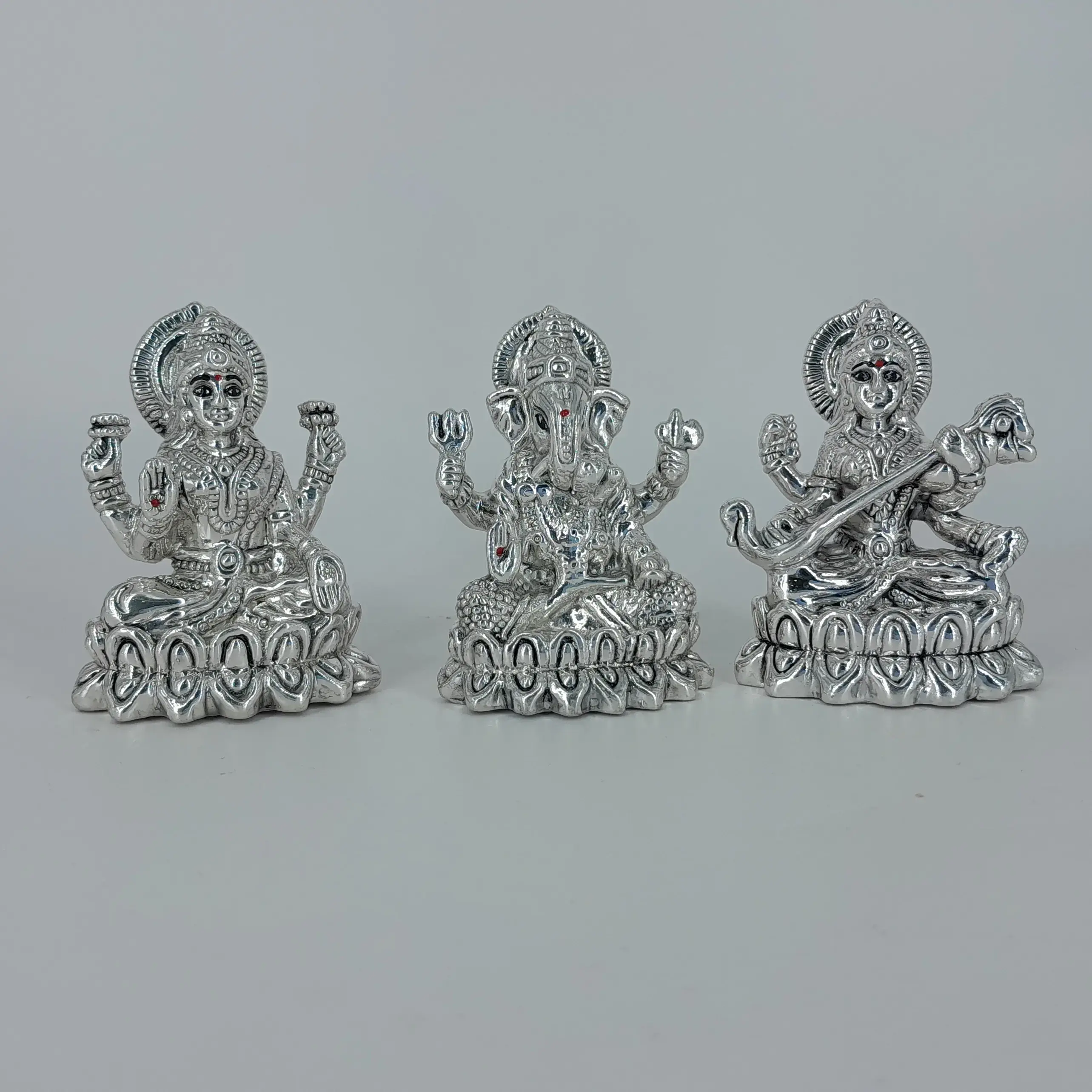 999 Silver Laxmi Ganesh Sarswati