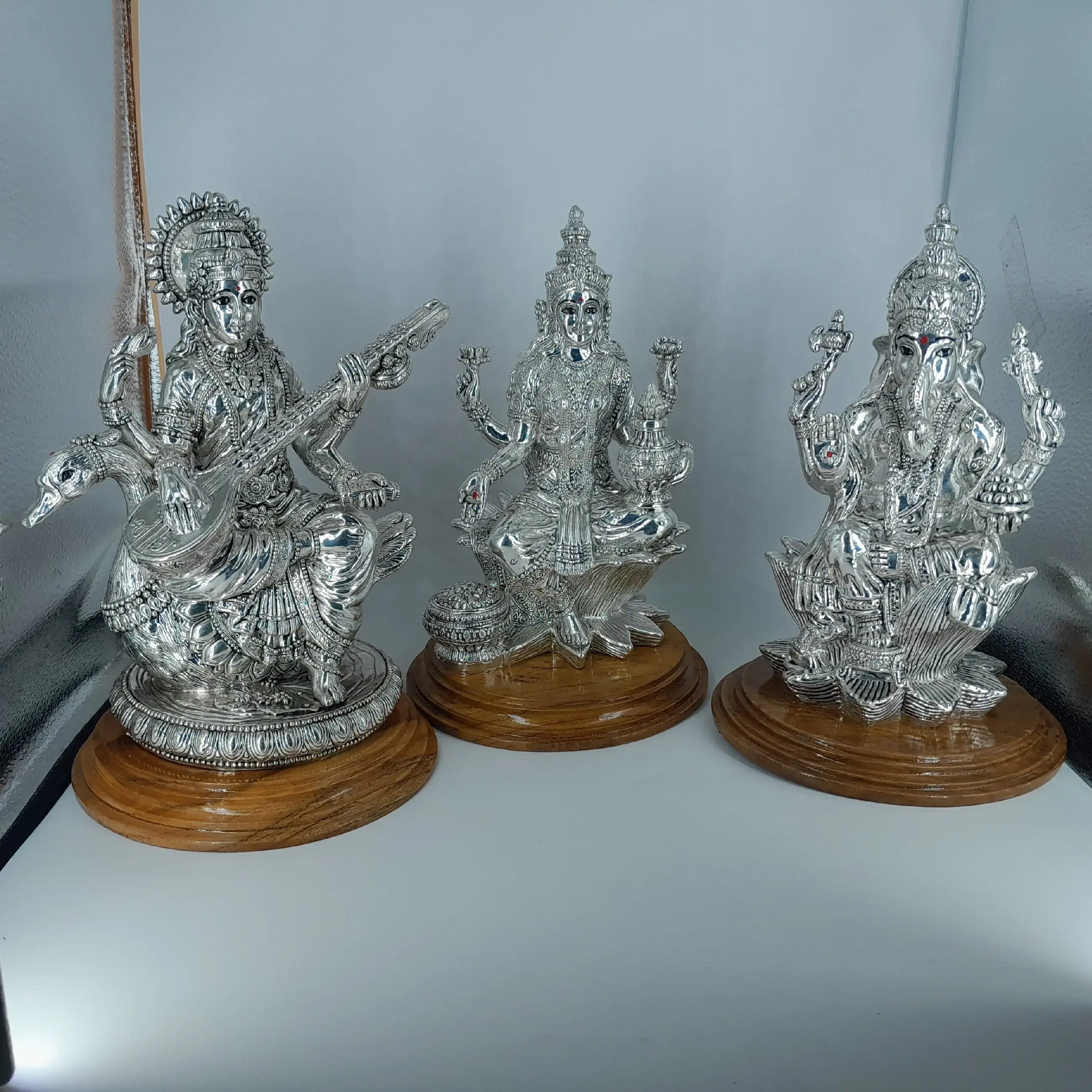 999 Silver Laxmi Ganesh Sarswati