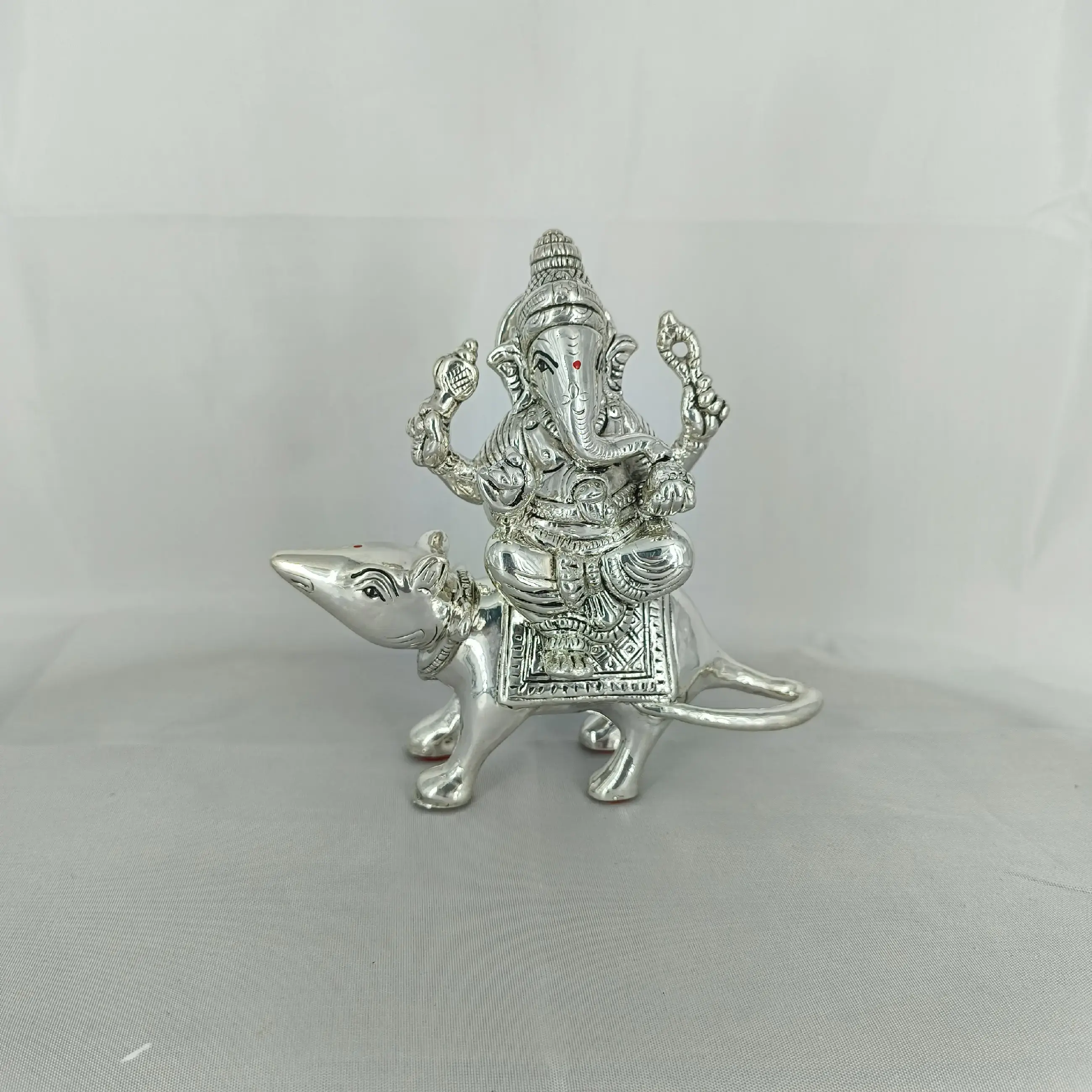999 Silver Musikvahana Ganpati