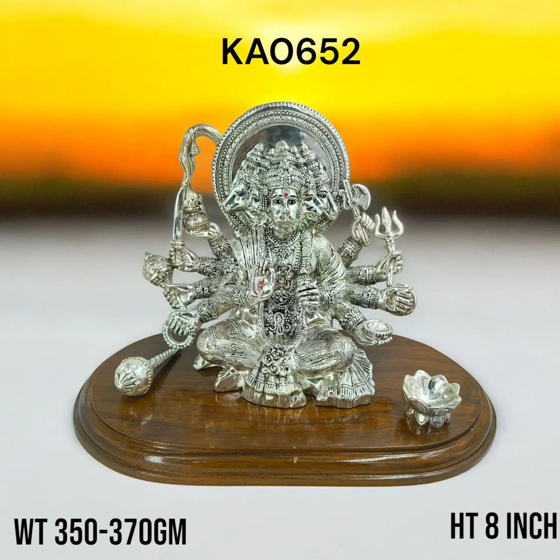 999 Silver Panchmukhi Hanuman