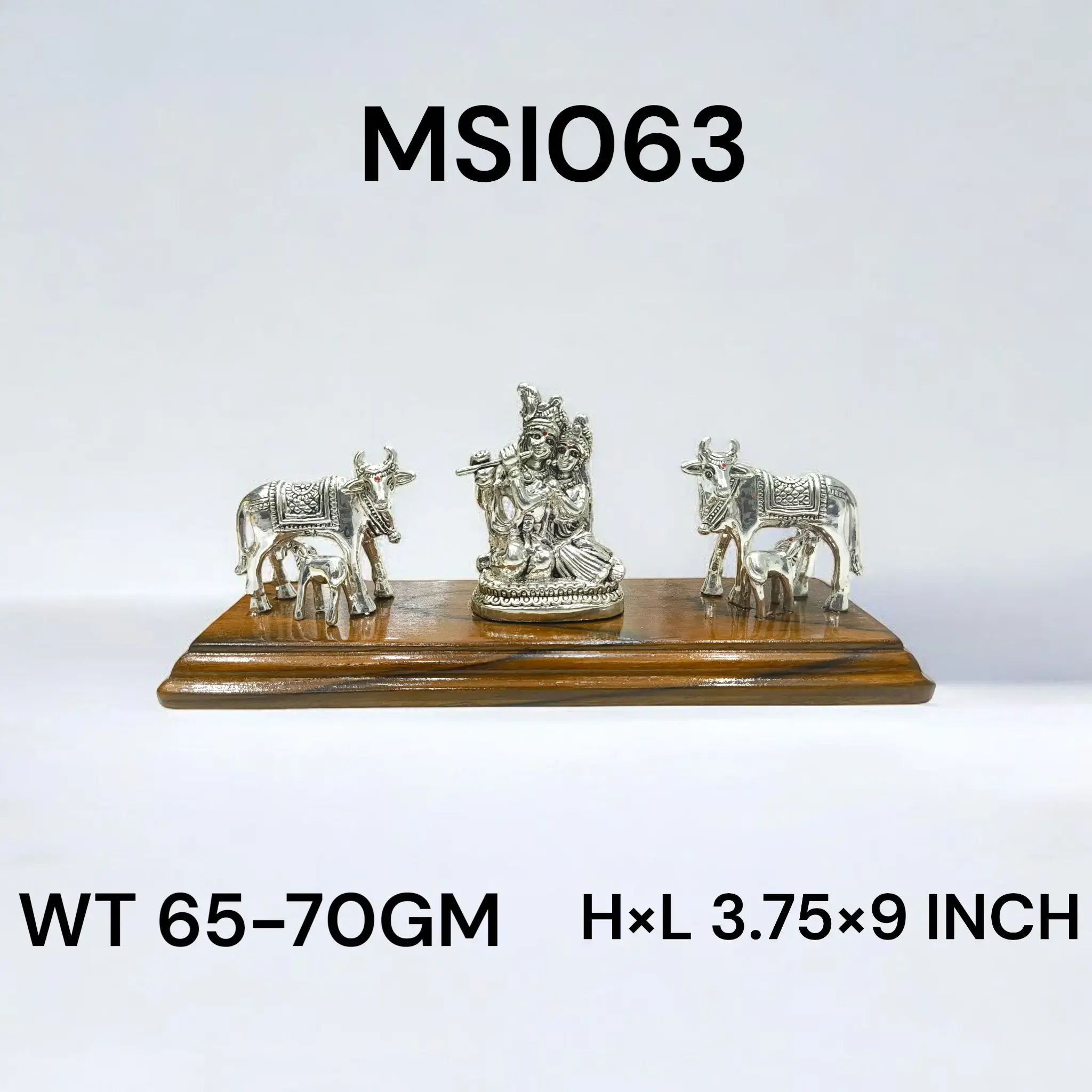 999 Silver Rk With Cow Both Side