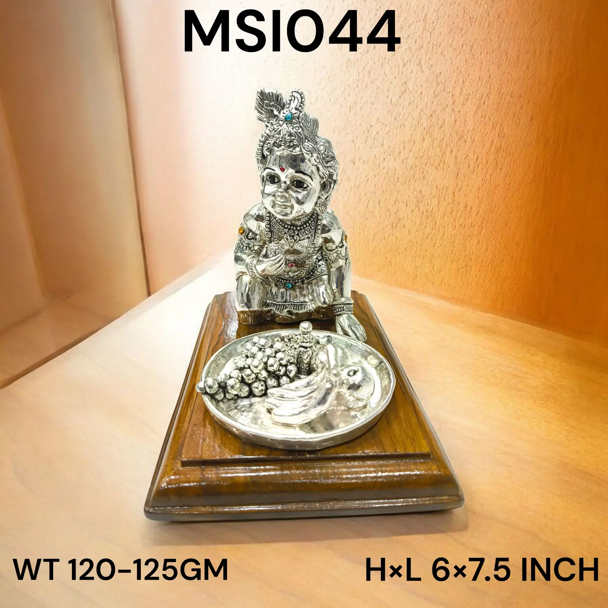 999 Silver Silver Bal Gopal Eating fruits125gm