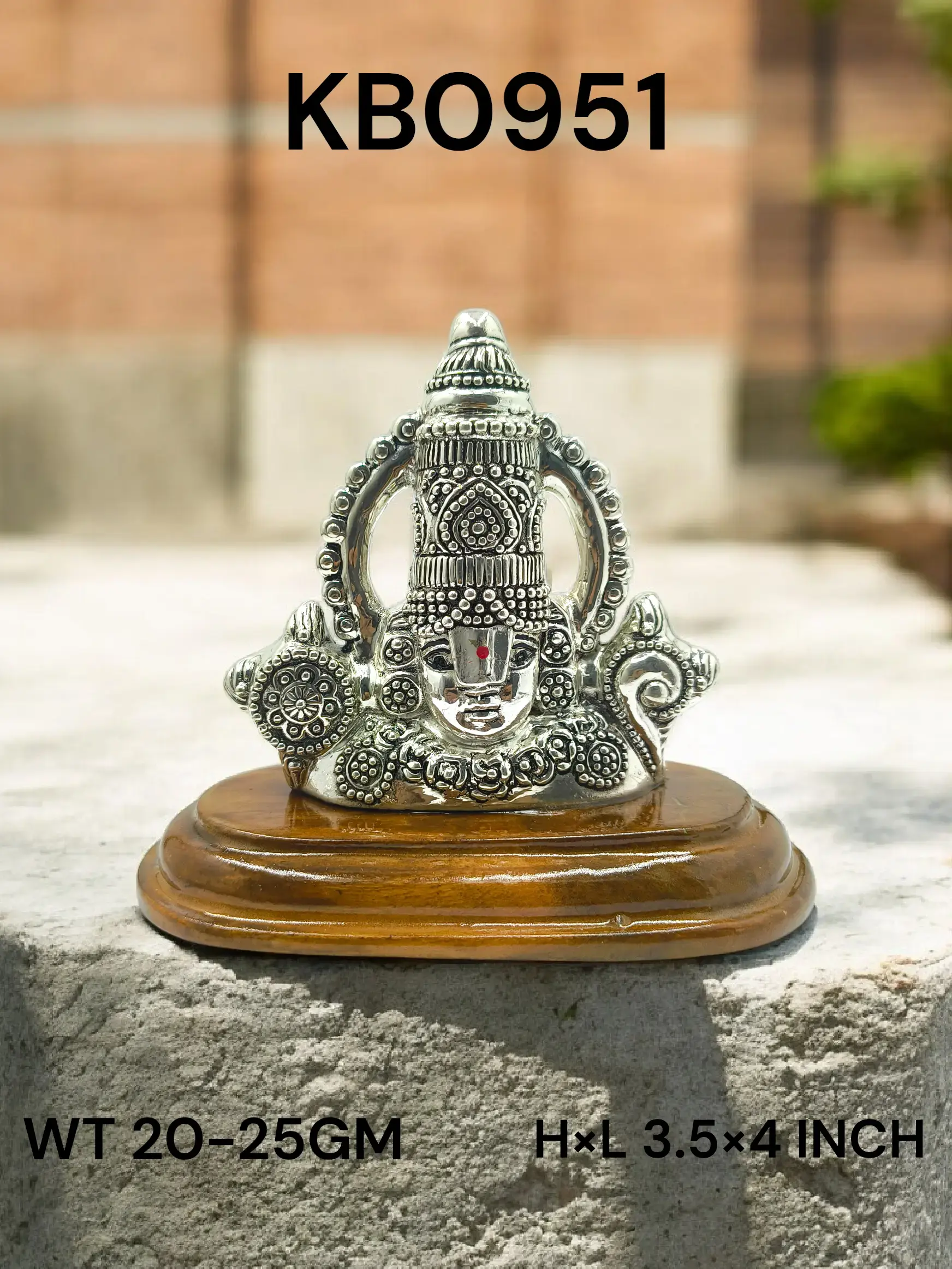 999 Silver Tripati Balaji Face