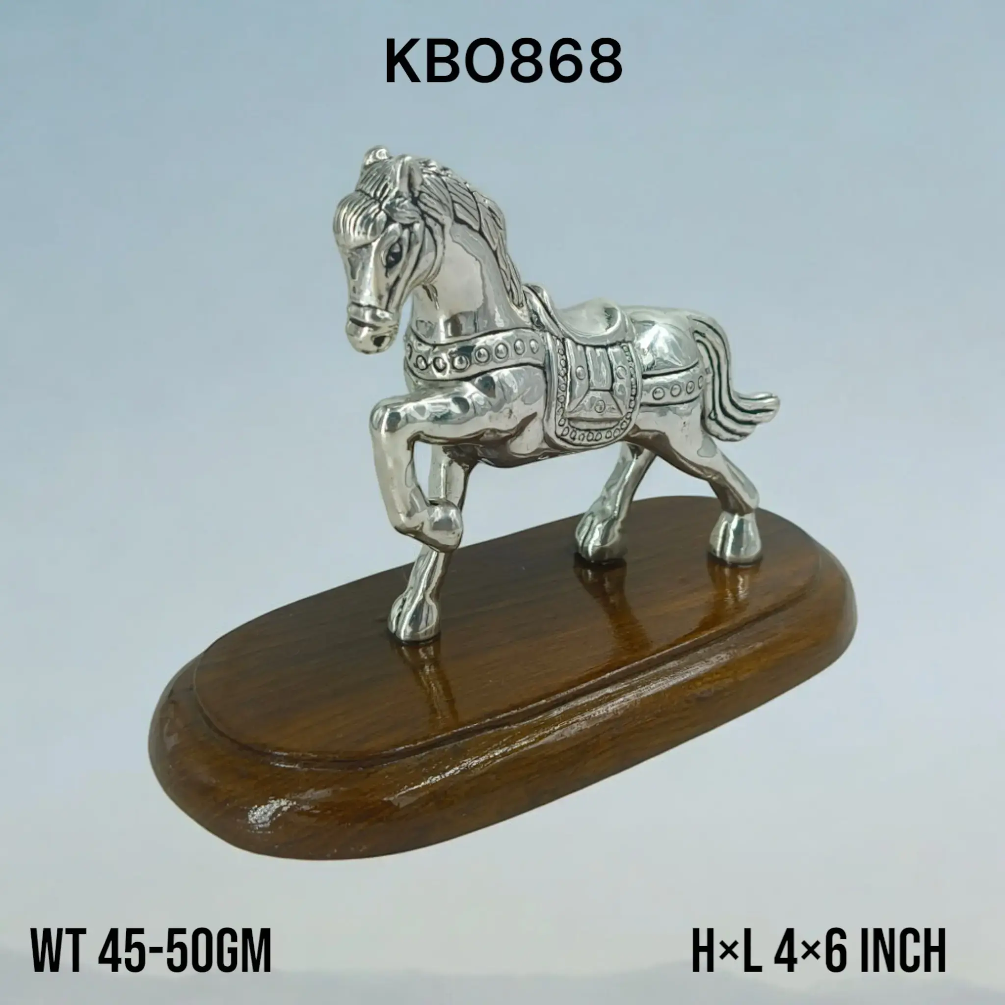 999 Silver Walking Horse