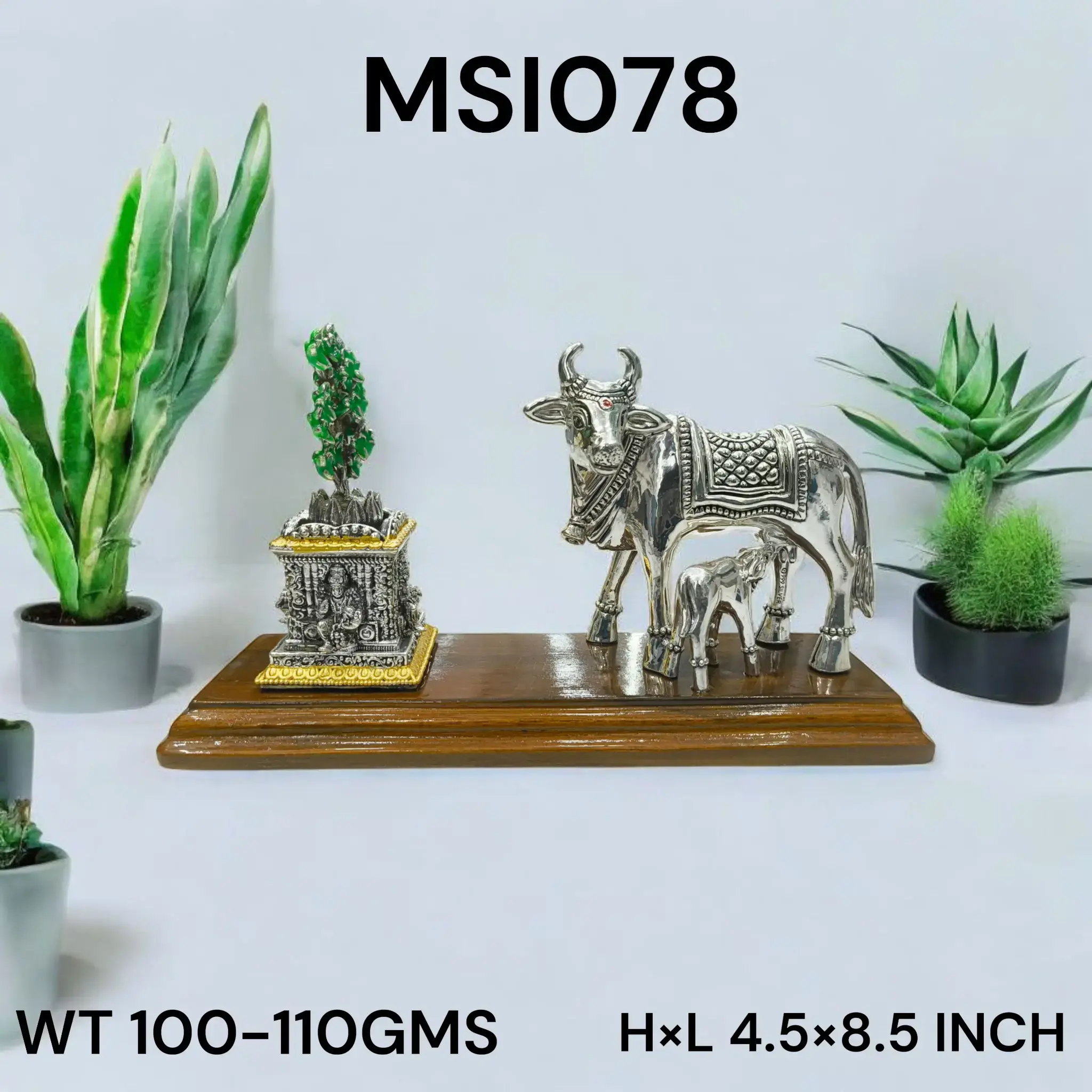 999 Silver tulsi with cow
